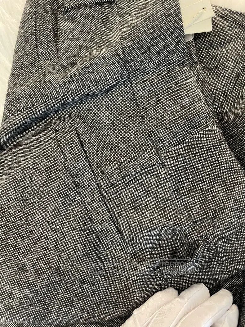 Brunello Cucinelli Brunello Cucinelli Dark grey wool long pants Size 24" / US 00 / IT 34 - 5 Thumbnail