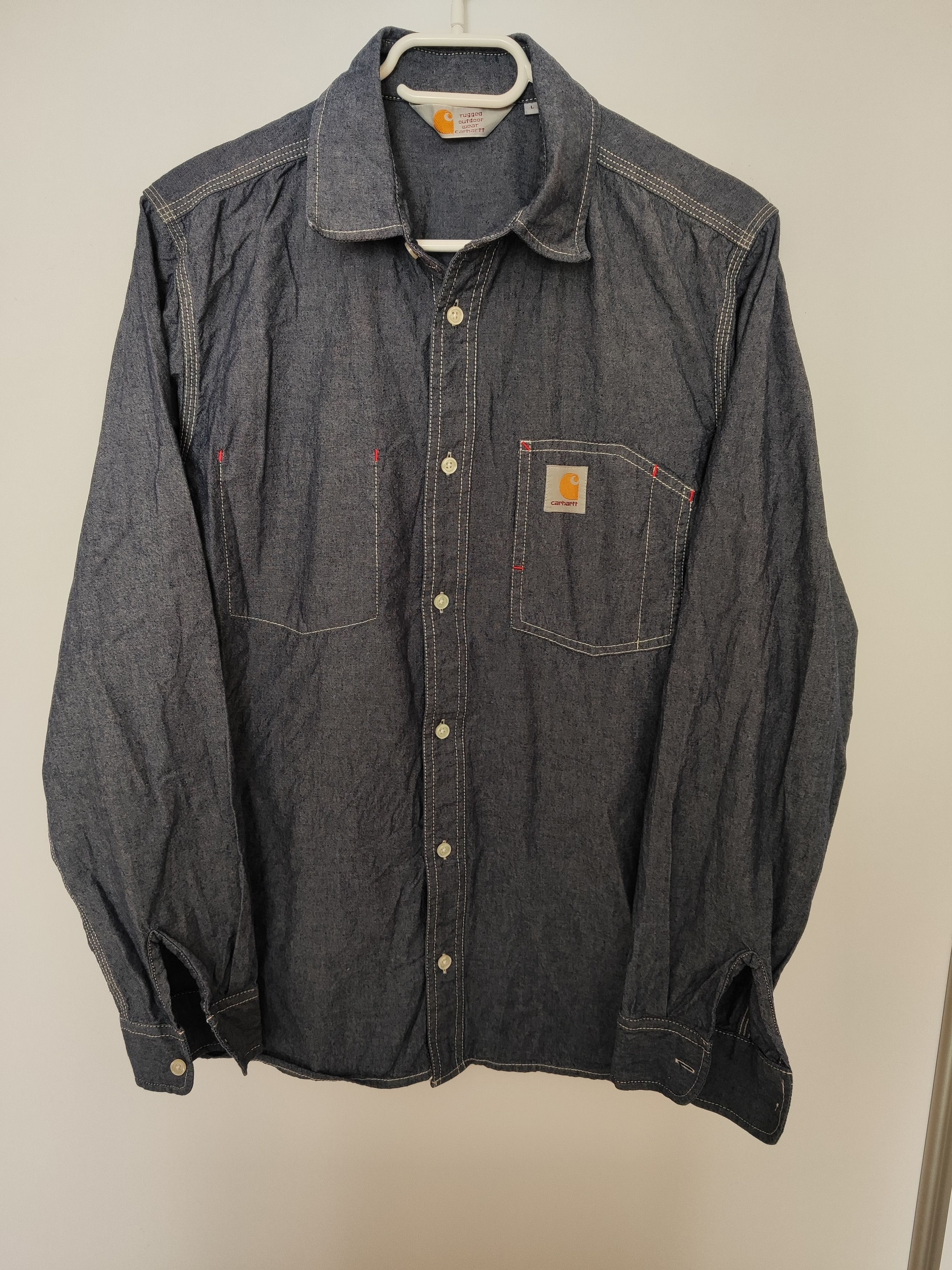 Carhartt Carhartt Rugged Flex Work Shirt - Dark Denim Size US M / EU 48-50 / 2 - 3 Thumbnail