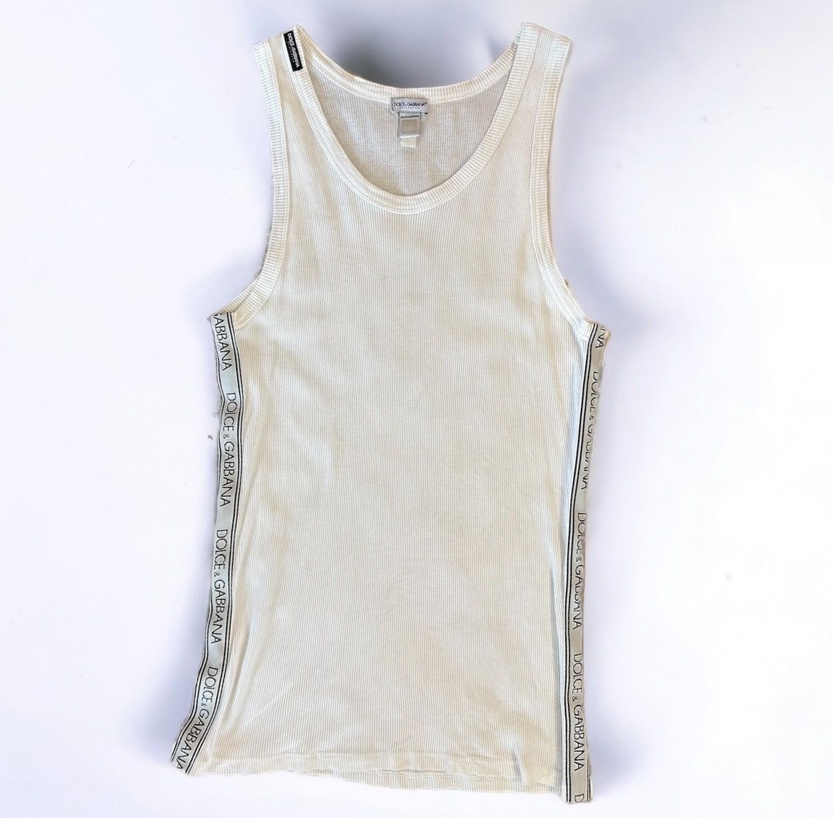 Dolce & Gabbana × Vintage Dolce Gabbana Y2K Rare retro Tank Top hype Size M / US 6-8 / IT 42-44 - 1 Thumbnail