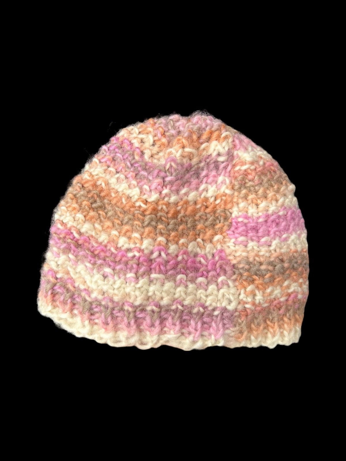 Japanese Brand × Kapital × Vintage Crochet Knitted Handmade Hairy Beanie Hats☠️☠️ Size ONE SIZE - 3 Thumbnail