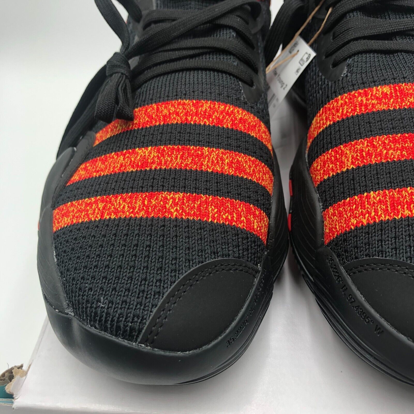 Adidas Adidas Trae Young 2 Men's Size 10 Hawks Black Red Size US 10 / EU 43 - 6 Thumbnail