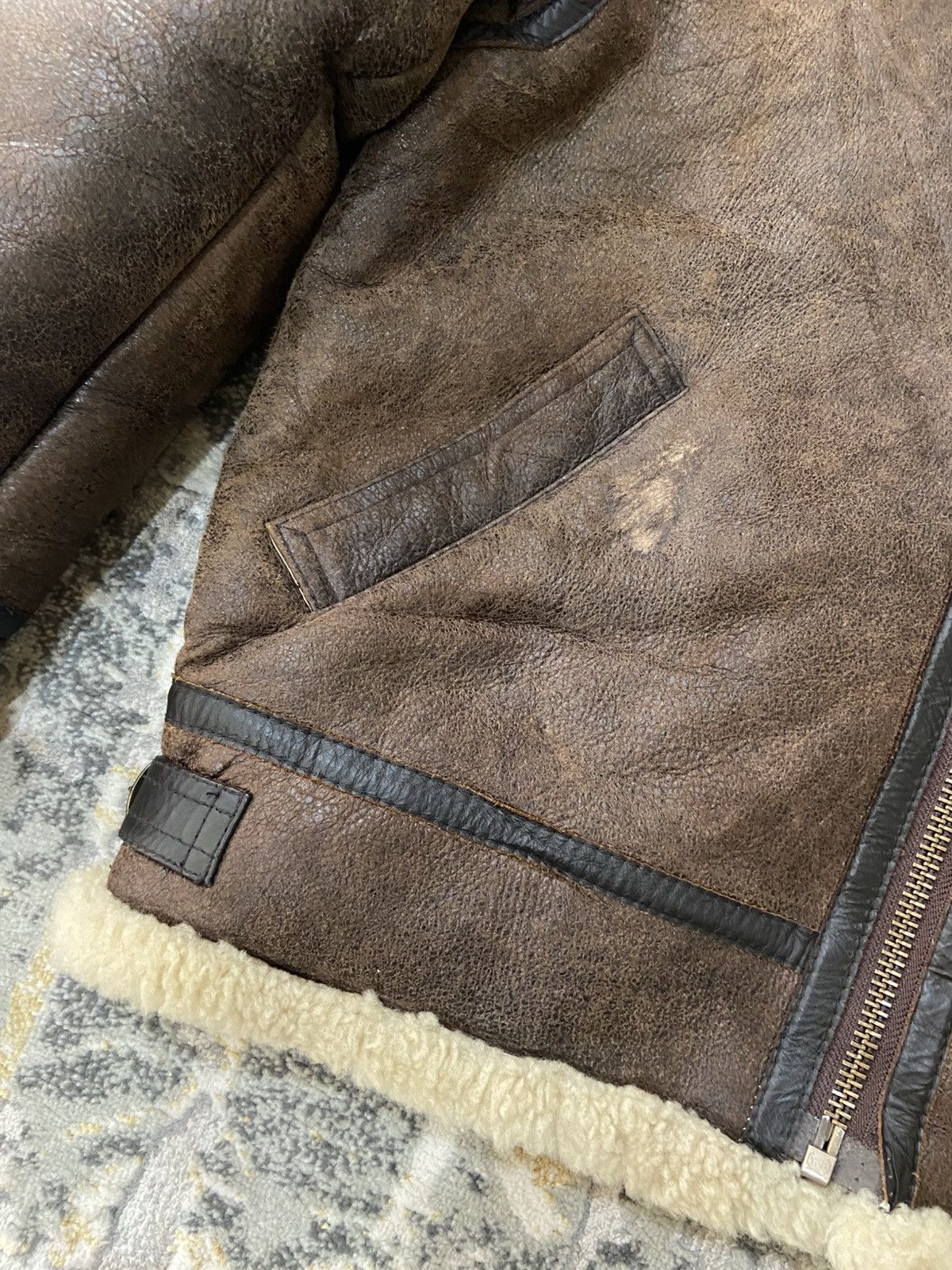 Vintage VINTAGE B3 WIND ARMOUR SHEEPSKIN SHERPA Size US L / EU 52-54 / 3 - 2 Thumbnail