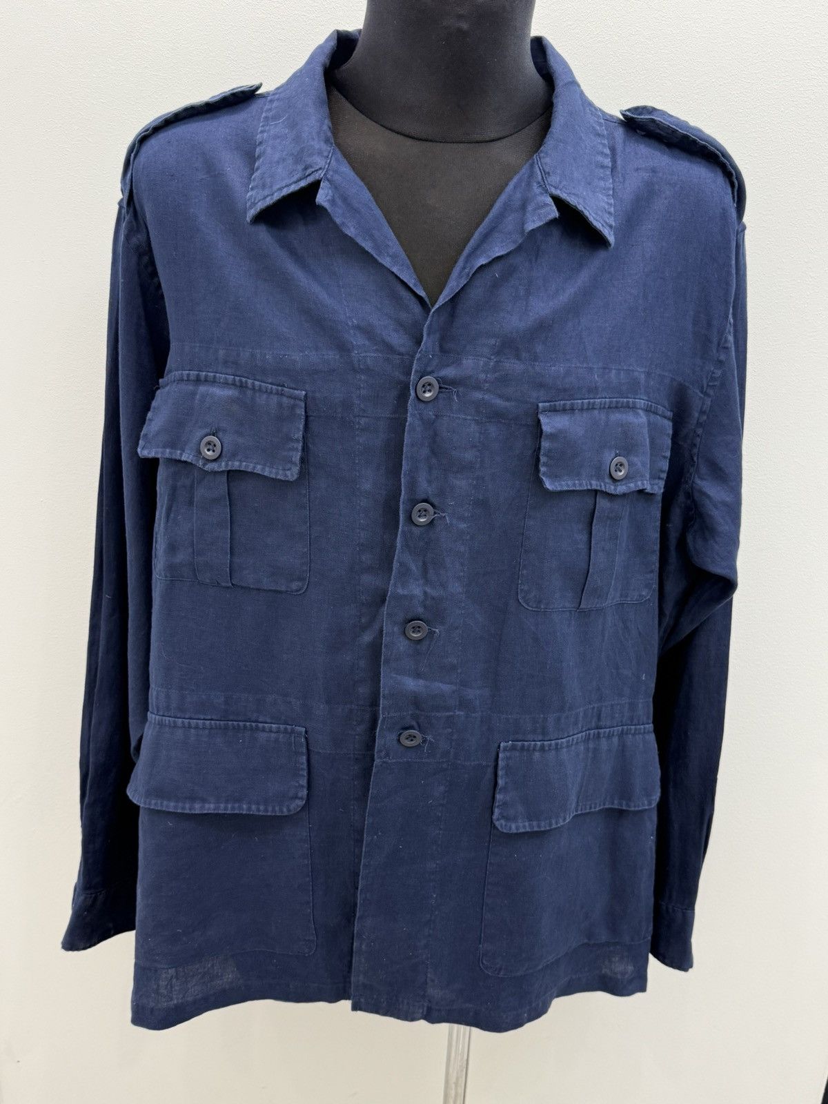 Polo Ralph Lauren Polo Ralph Lauren M65 Linen Jacket Size US XXL / EU 58 / 5 - 1 Thumbnail