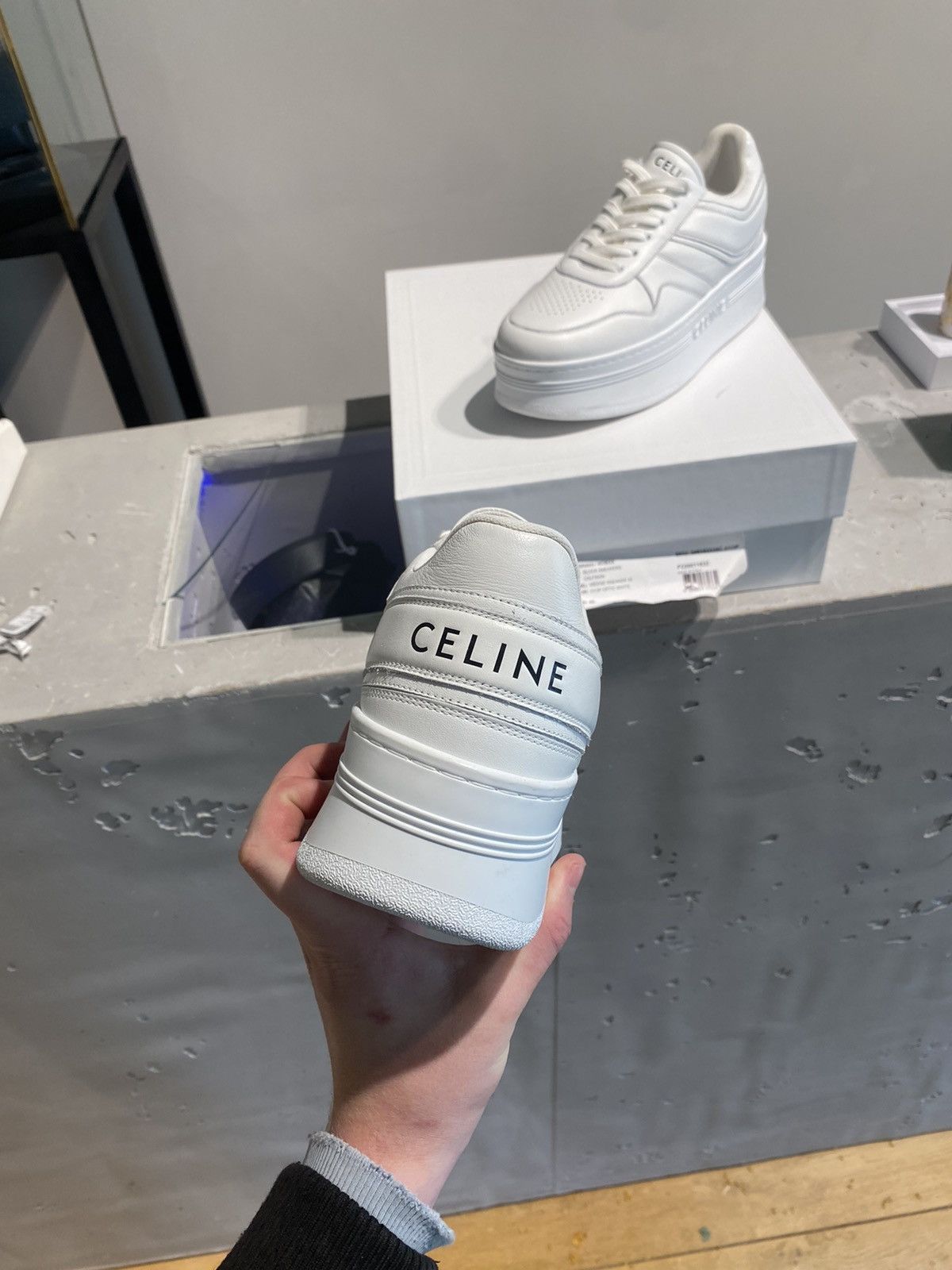 Celine BNWT Celine Block Wedge 50 Sneaker Size US 9 / IT 39 - 5 Thumbnail