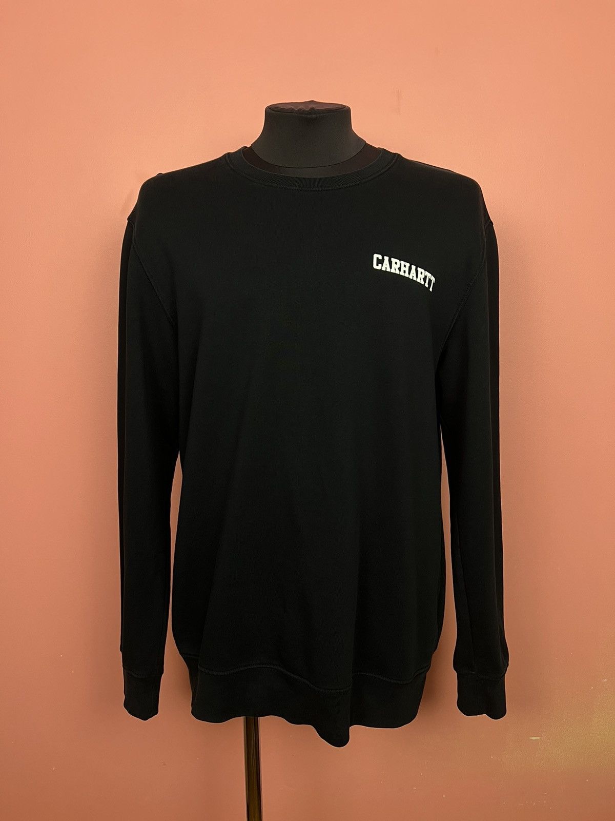 Carhartt Carhartt mini logo sweatshirt y2k workwear Size US L / EU 52-54 / 3 - 1 Thumbnail