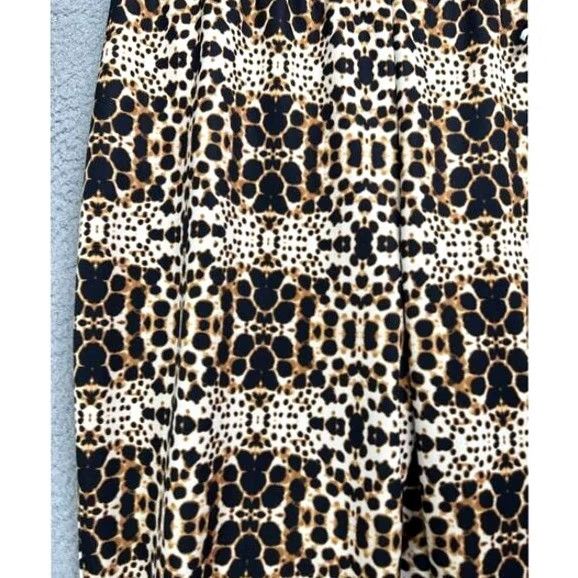 Torrid Torrid Pants Women 2 Tan Leopard Print Pull On Elastic Waist Hi Rise Casual NEW Size 26" / US 2 / IT 38 - 5 Thumbnail
