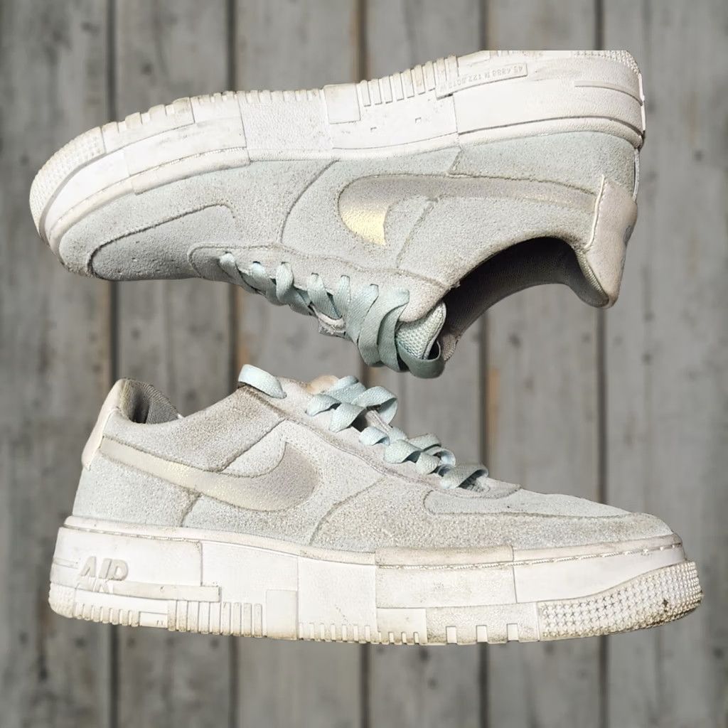 Nike Nike Air Force 1 Pixel Women's Low Top Sneaker - Glacier Blue/Pure Platinum - 8.5 US - 2021 Release - Retro Style, Leather Upper, Cushioned Insole Size US 9 / IT 39 - 1 Thumbnail