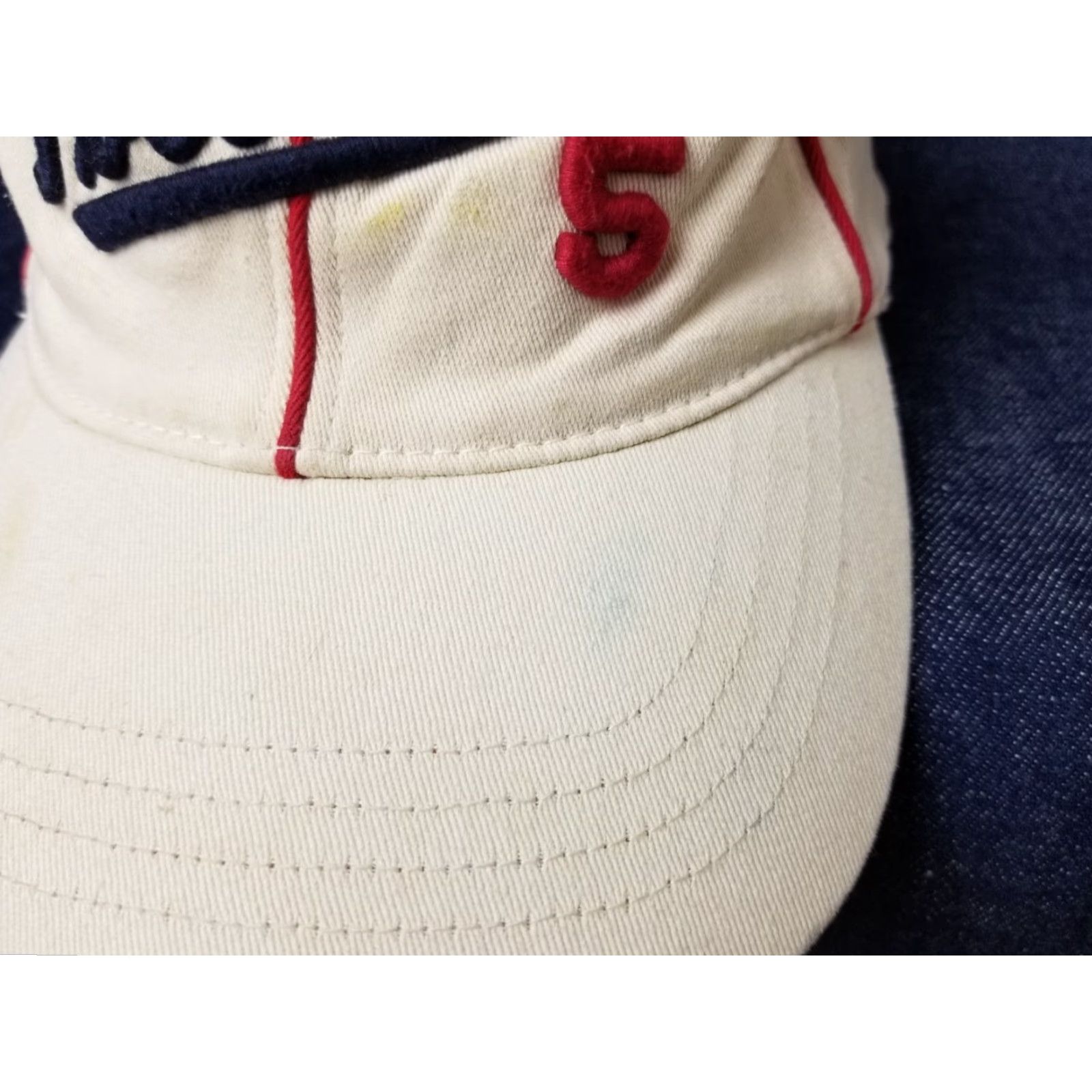 Polo Ralph Lauren VINTAGE Polo Ralph Lauren K-Swiss Patch Hat Stadium 92' P Wing Polo Ralph Lauren Baseball Cap Mens One Size Beige Size US M / EU 48-50 / 2 - 3 Thumbnail