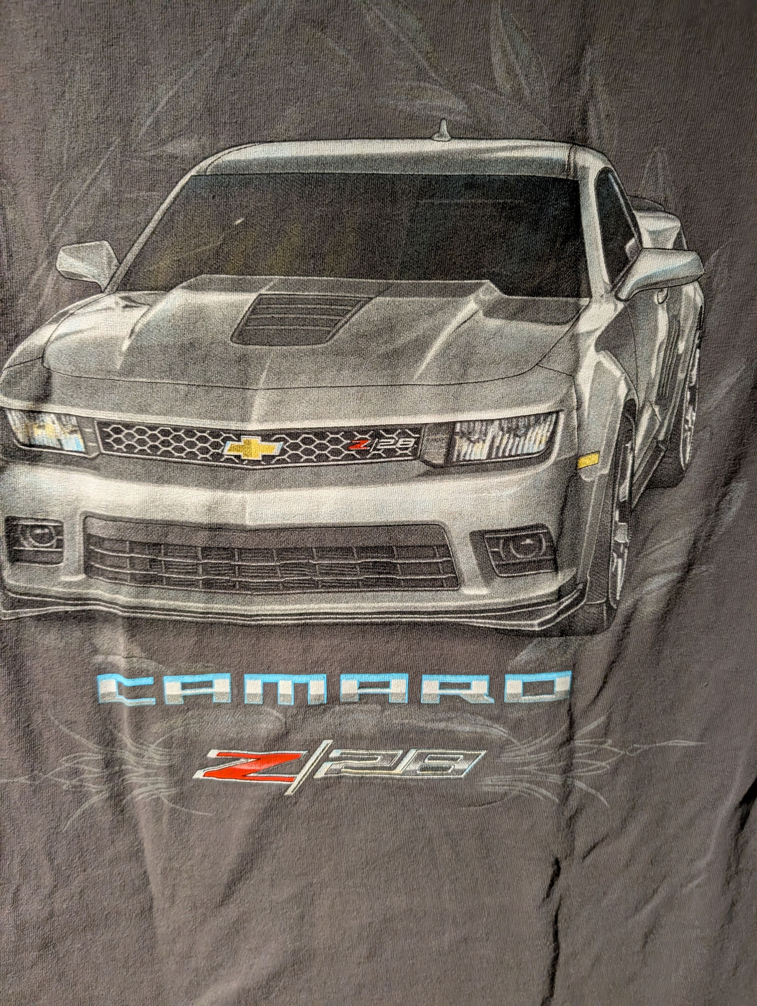 NASCAR Vintage Y2K Camero Z28 American Muscle Racing T-Shirt Size US XL / EU 56 / 4 - 2 Thumbnail