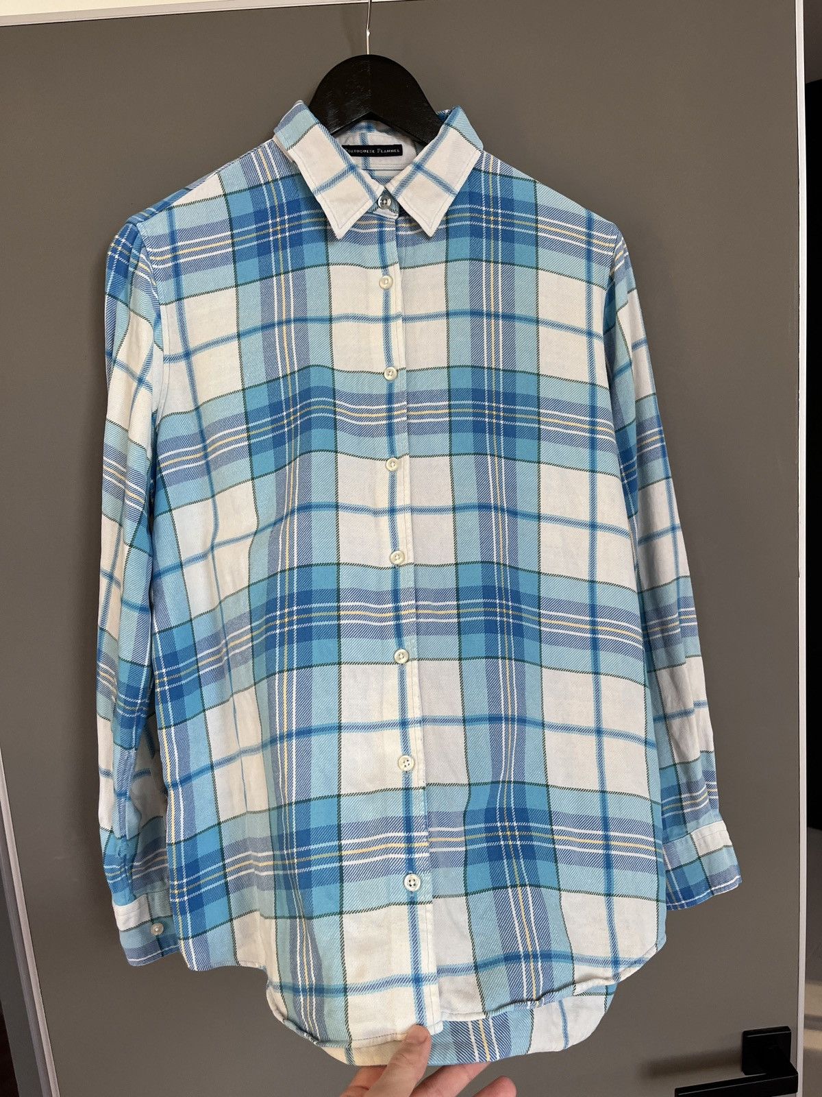 Portuguese Flannel Portuguese Flannel Blue Checkered Flannel Shirt Size S / US 4 / IT 40 - 8 Thumbnail