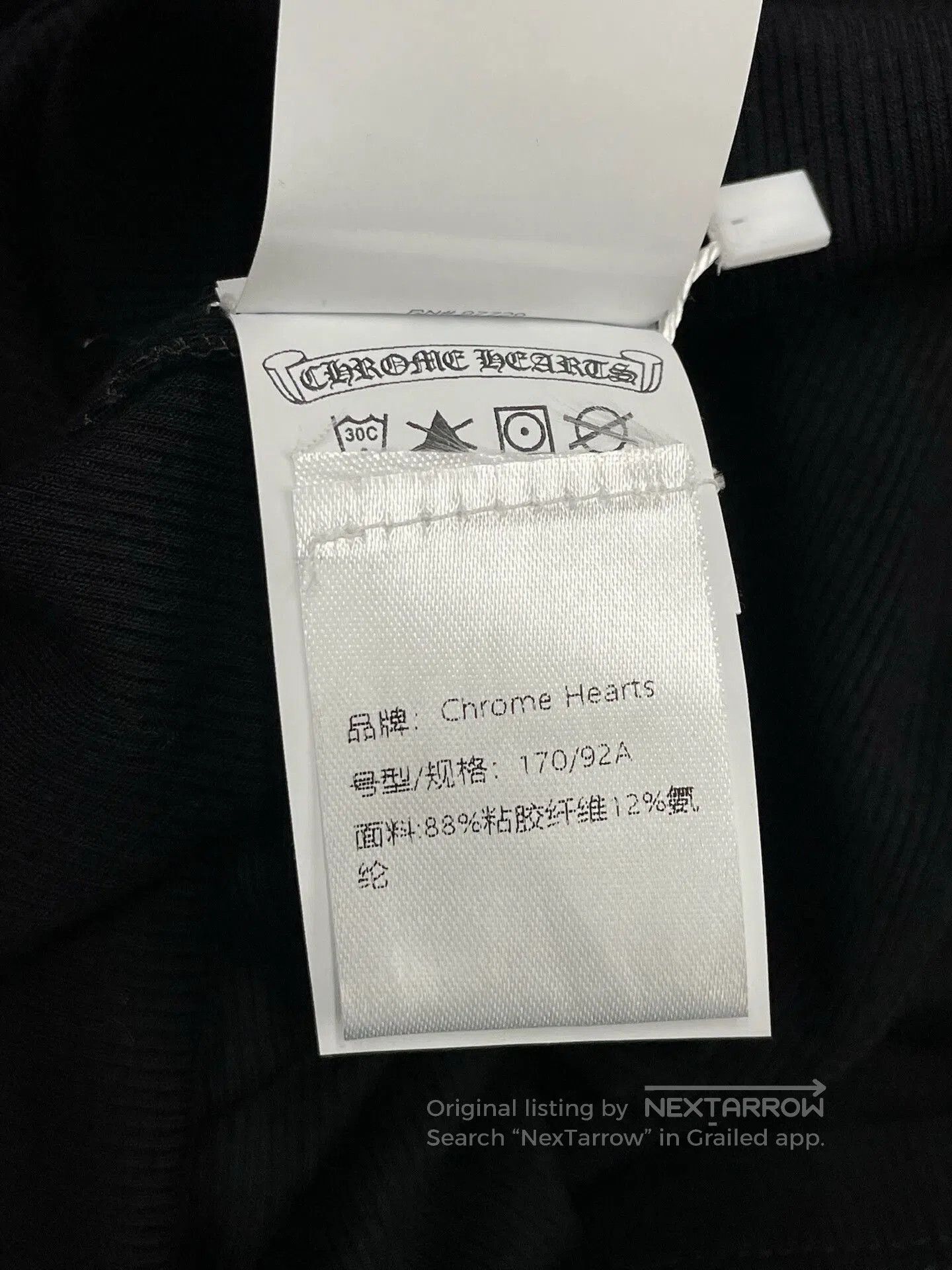 Chrome Hearts Chrome Hearts Black Cropped Embroidered Cardigan. Size L / US 10 / IT 46 - 7 Thumbnail