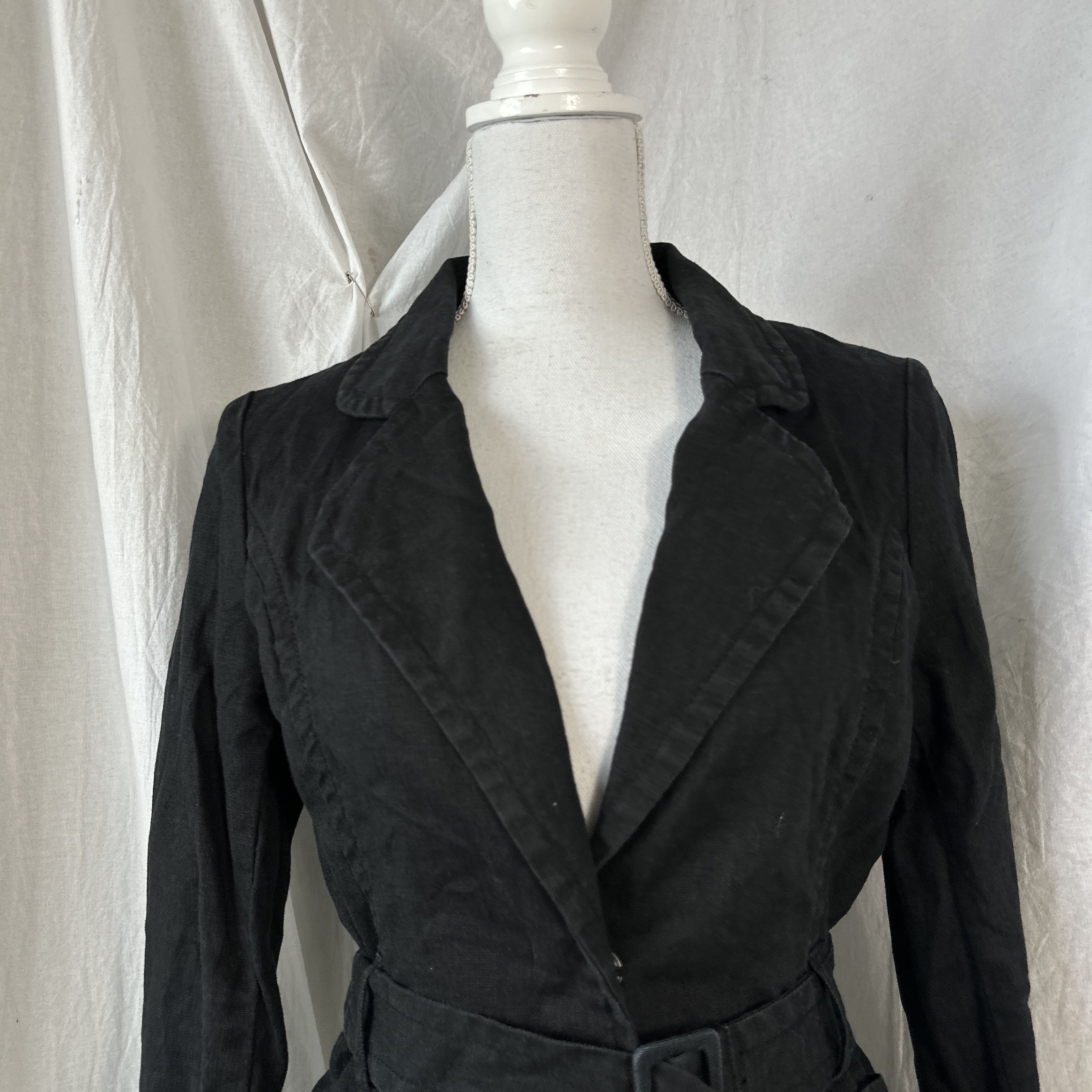 Vintage Vintage Linen Jacket with Belt Size S / US 4 / IT 40 - 5 Thumbnail
