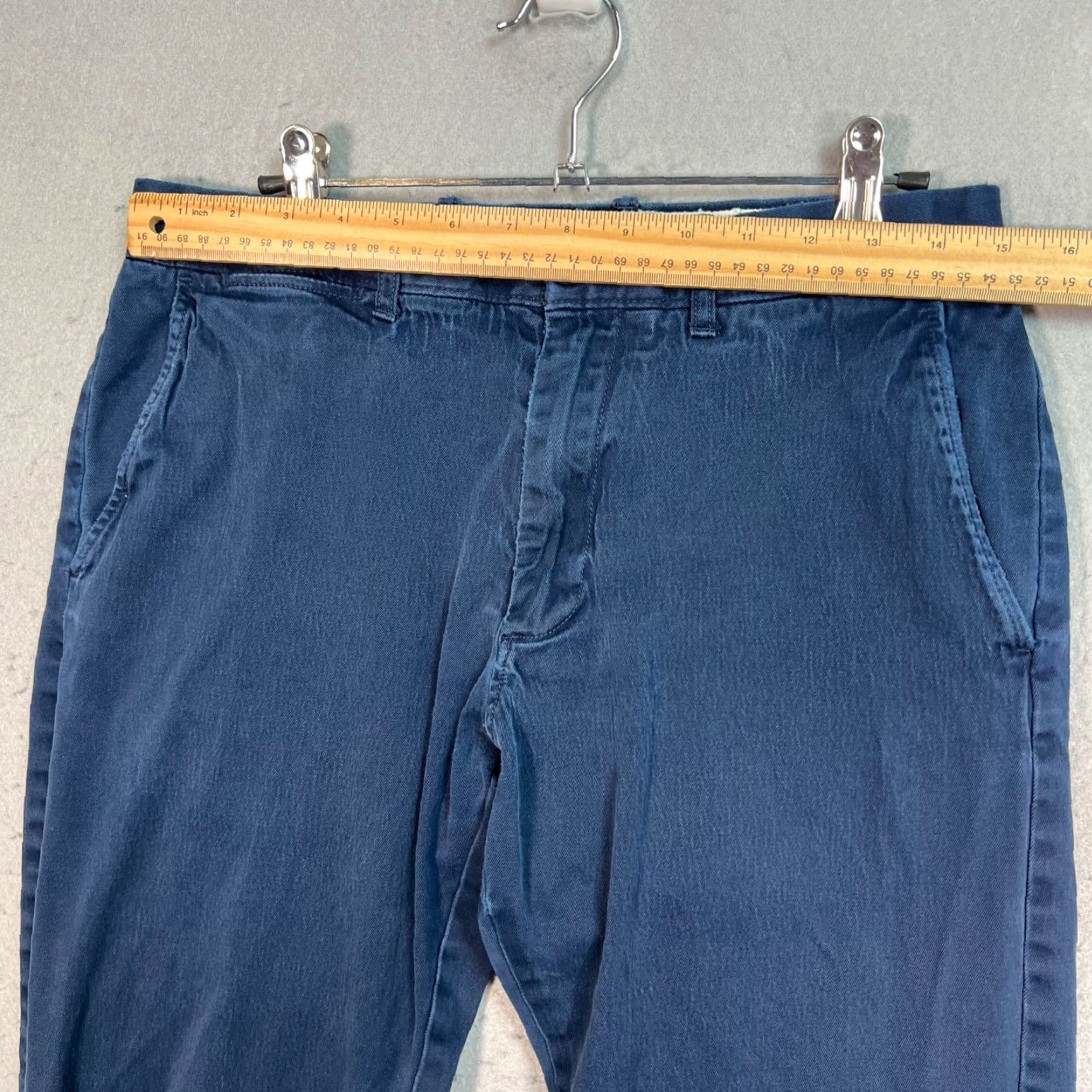 J.Crew J.Crew 484 Mens Navy Blue Stretch Pants Tapered Leg Size 30 x 30 Size US 30 / EU 46 - 5 Thumbnail