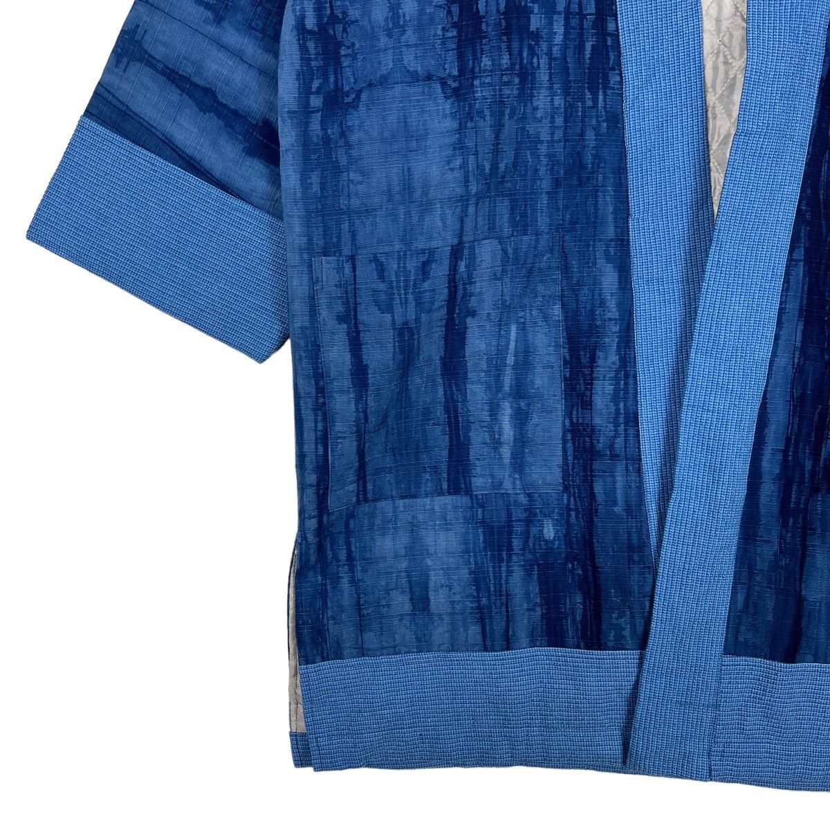 Indigo 🔥 80s VINTAGE INDIGO KIMONO HANTEN JACKET Size US L / EU 52-54 / 3 - 4 Thumbnail