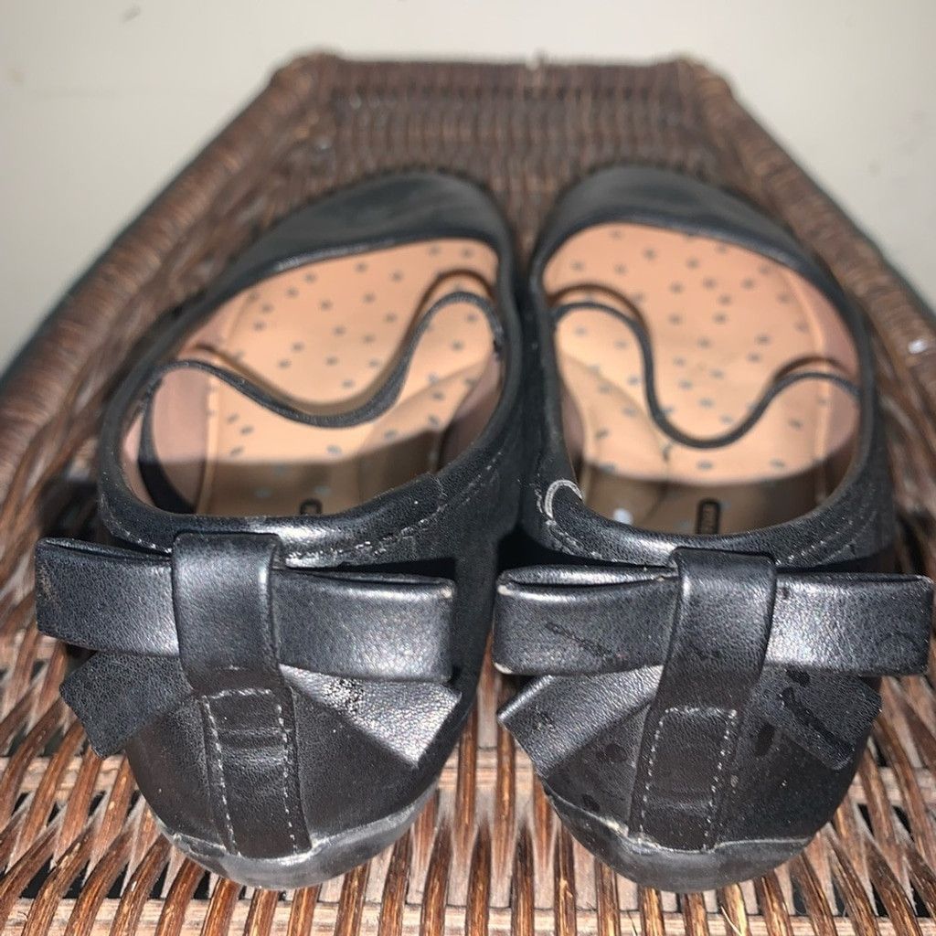 Other Wonder Nation Girls Size 12 Dress Shoes W/Bow Detailing Size US 12 / IT 42 - 3 Thumbnail
