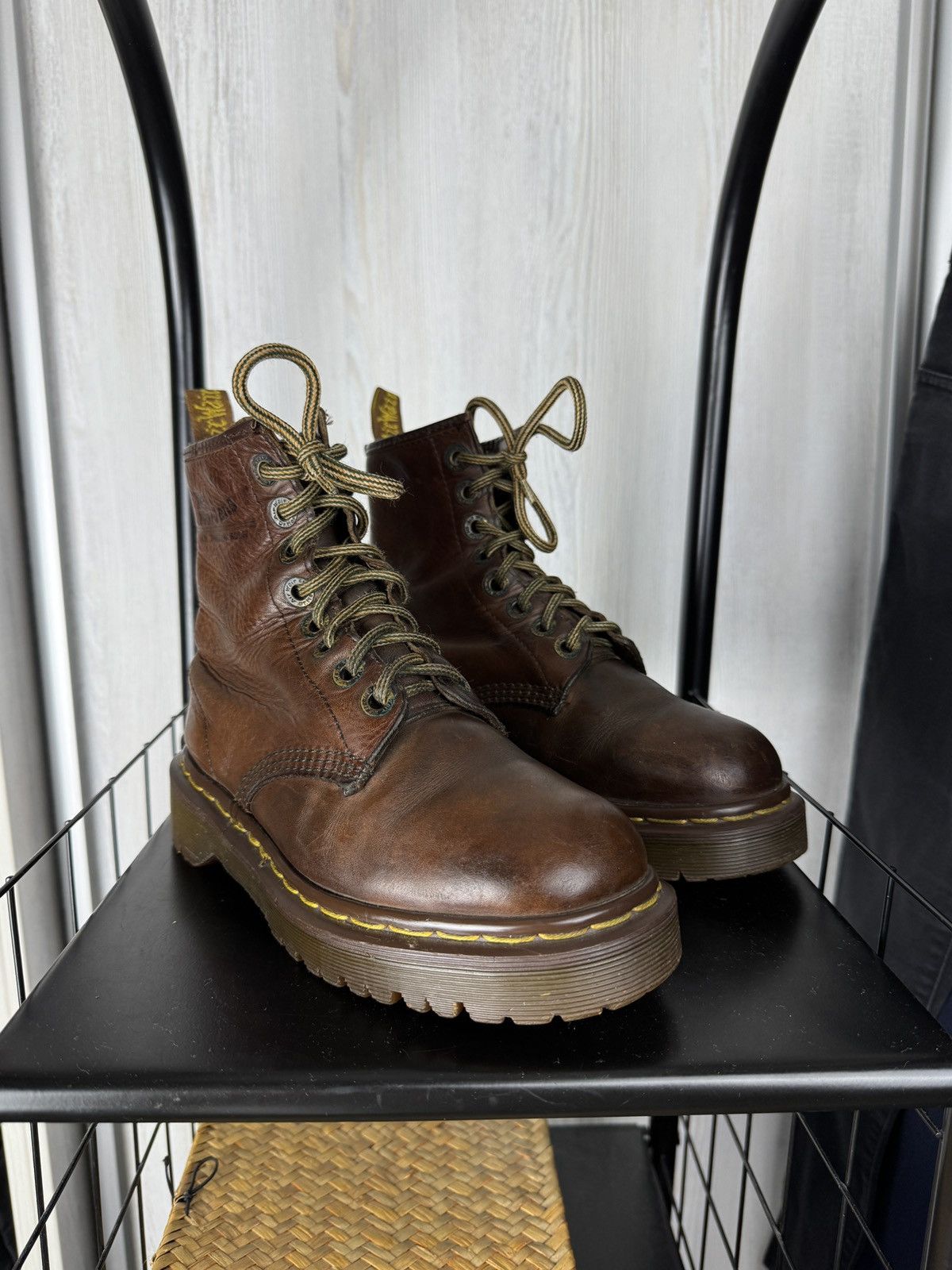 Dr. Martens Vintage Dr.Martens Air Cushion made in England Leather Boots Size US 6.5 / IT 36.5 - 6 Thumbnail