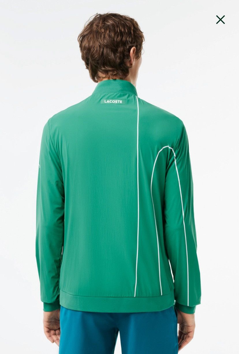 Lacoste Lacoste Sport Novak Djokovic Mens Small Green Jacket Size US S / EU 44-46 / 1 - 6 Thumbnail