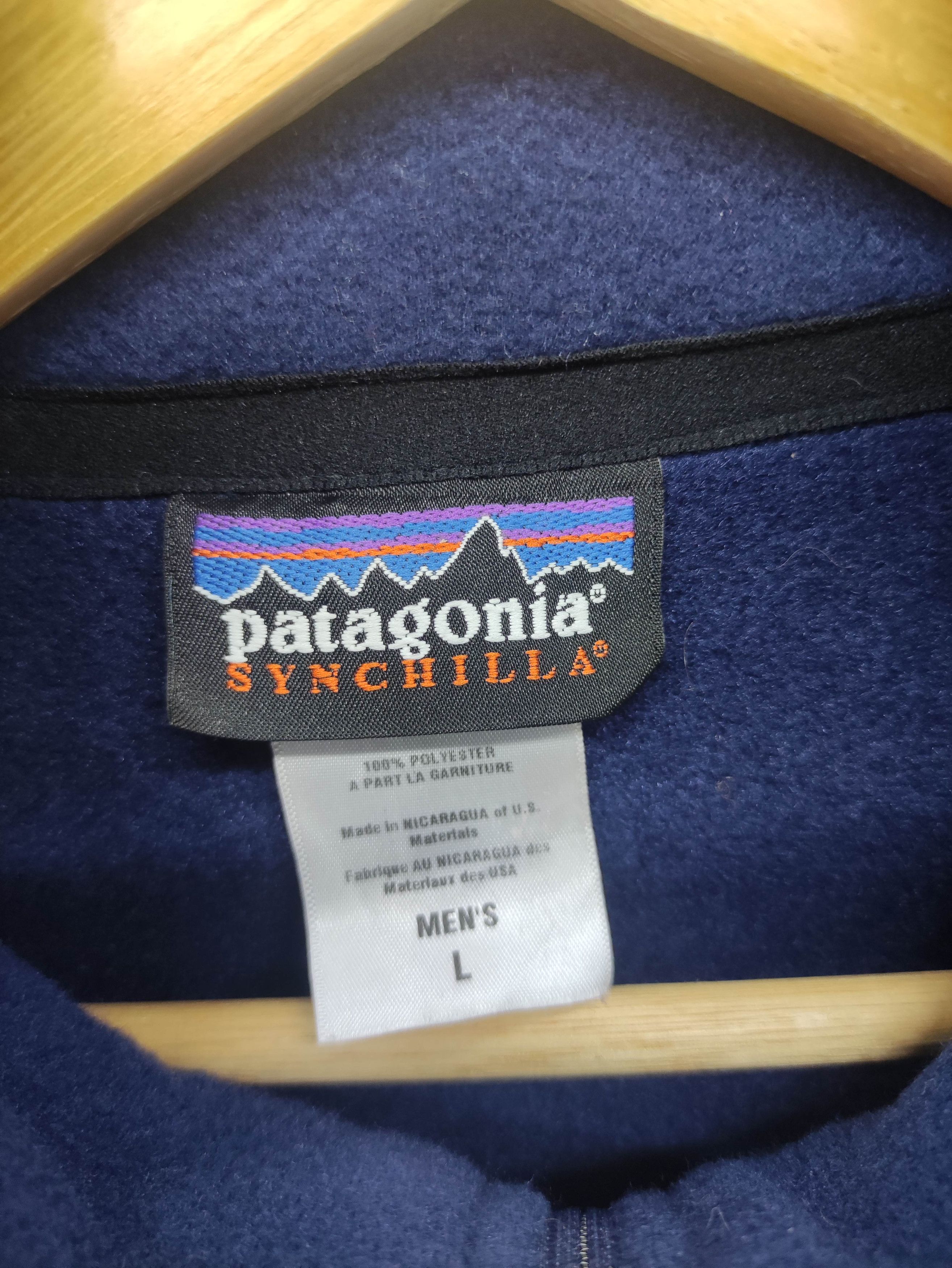 Patagonia Vintage 90s Patagonia Synchilla Vest Fleece Zipper Size US L / EU 52-54 / 3 - 4 Thumbnail