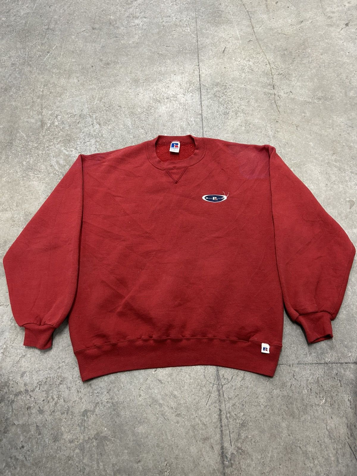 Russell Athletic Vintage Russell athletic sweatshirt made in USA red Size US L / EU 52-54 / 3 - 1 Thumbnail