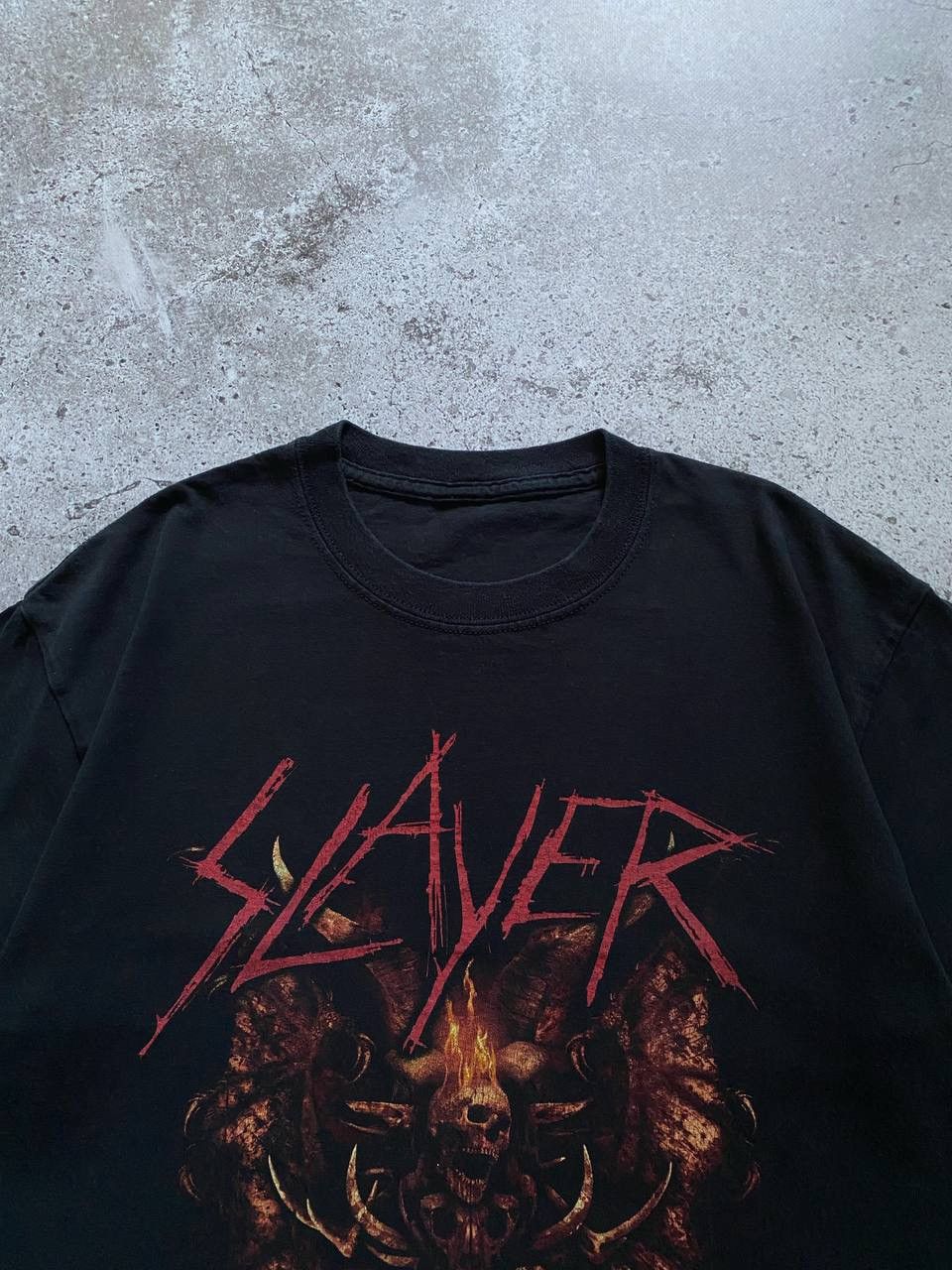 Vintage SLAYER “CHEMICAL WARFARE” THRASH METAL BAND T SHIRT Size US M / EU 48-50 / 2 - 10 Thumbnail
