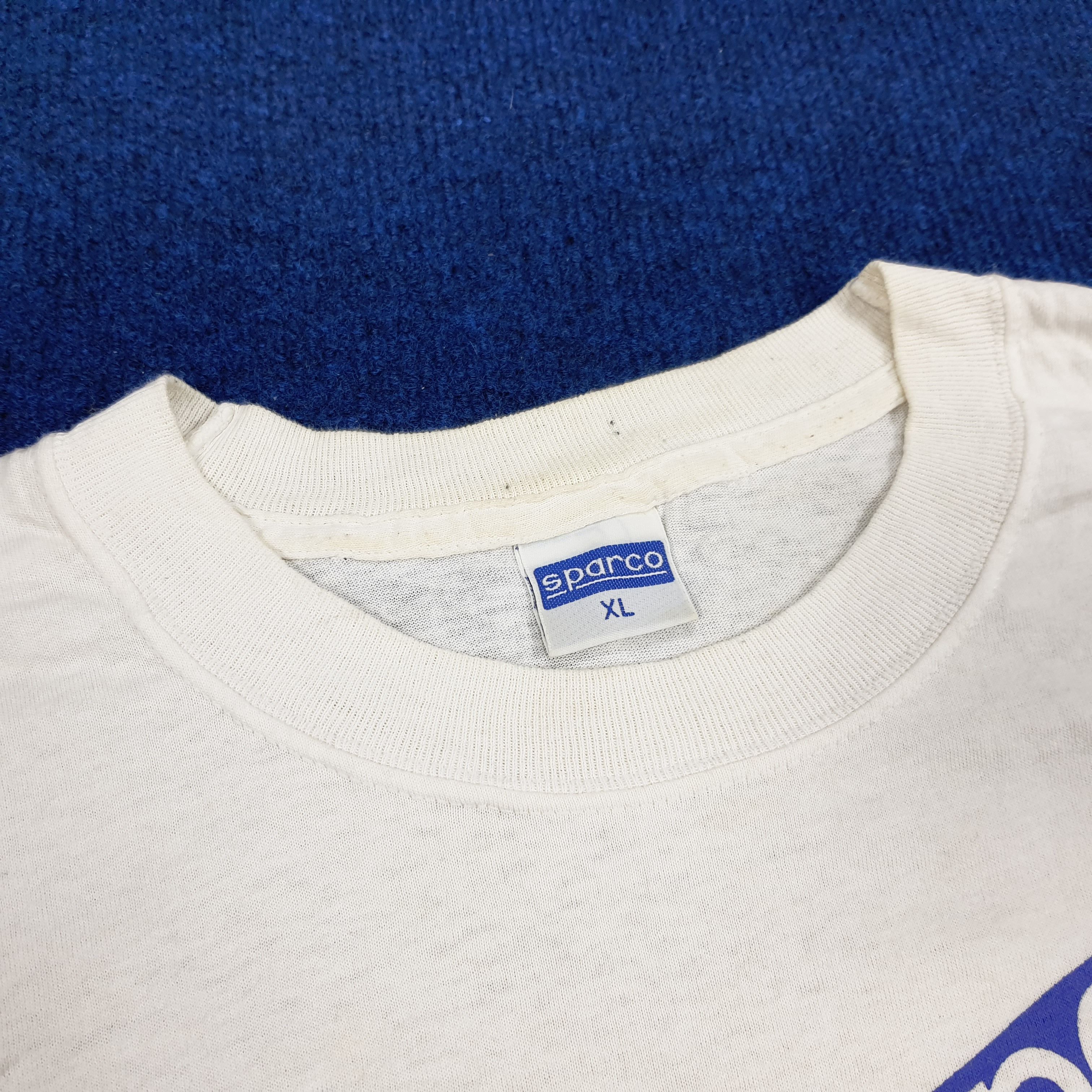 Vintage Vintage Sparco Formula One Racing Motorsports Tshirt Size US XXL / EU 58 / 5 - 4 Thumbnail