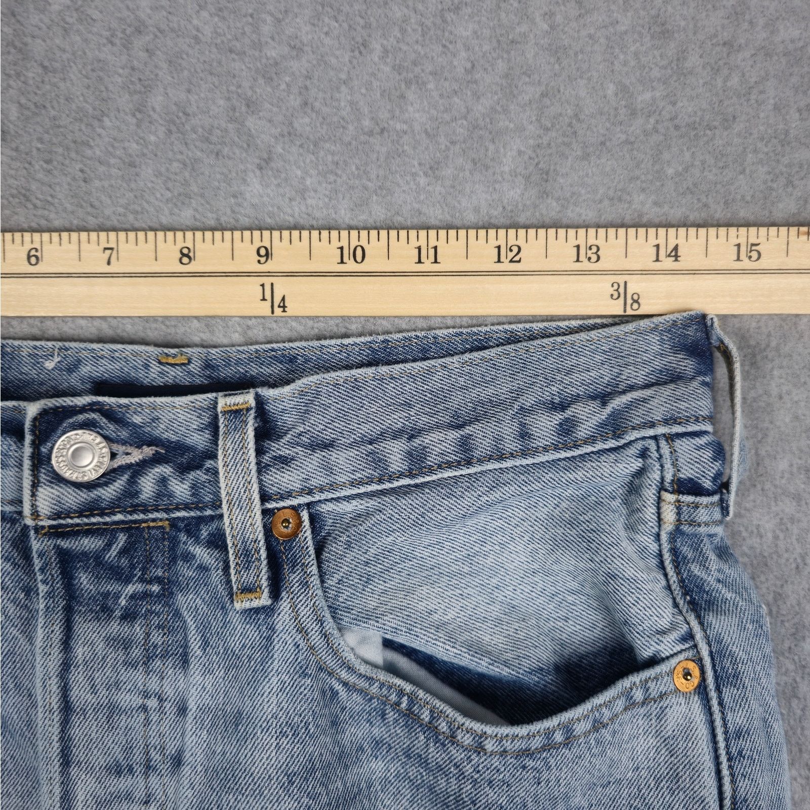 Levi's Levi's 501 Jeans 28x28 Button Fly Joe Cool Snoopy Patch Size US 28 / EU 44 - 19 Thumbnail