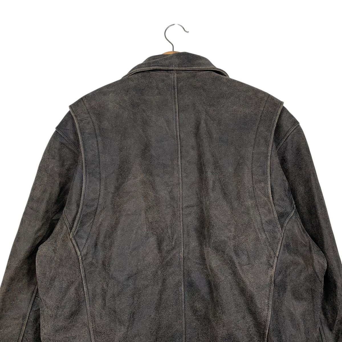 Japanese Brand Japanese Brand Park Miller Basic Leather Jacket Size US L / EU 52-54 / 3 - 8 Thumbnail