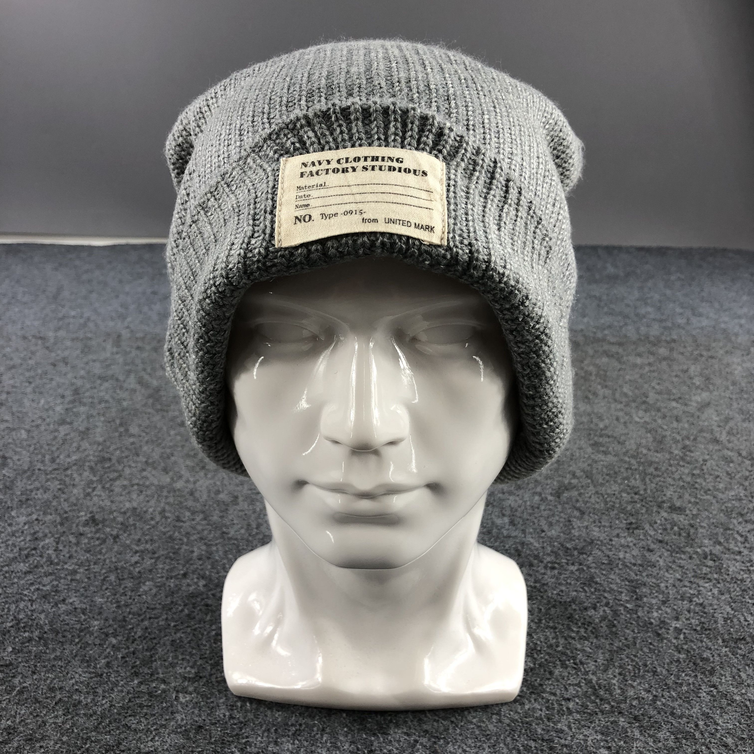 Vintage Navy Clothing Factory Beanie Snowcap Snow Hat B252 Size ONE SIZE - 1 Thumbnail