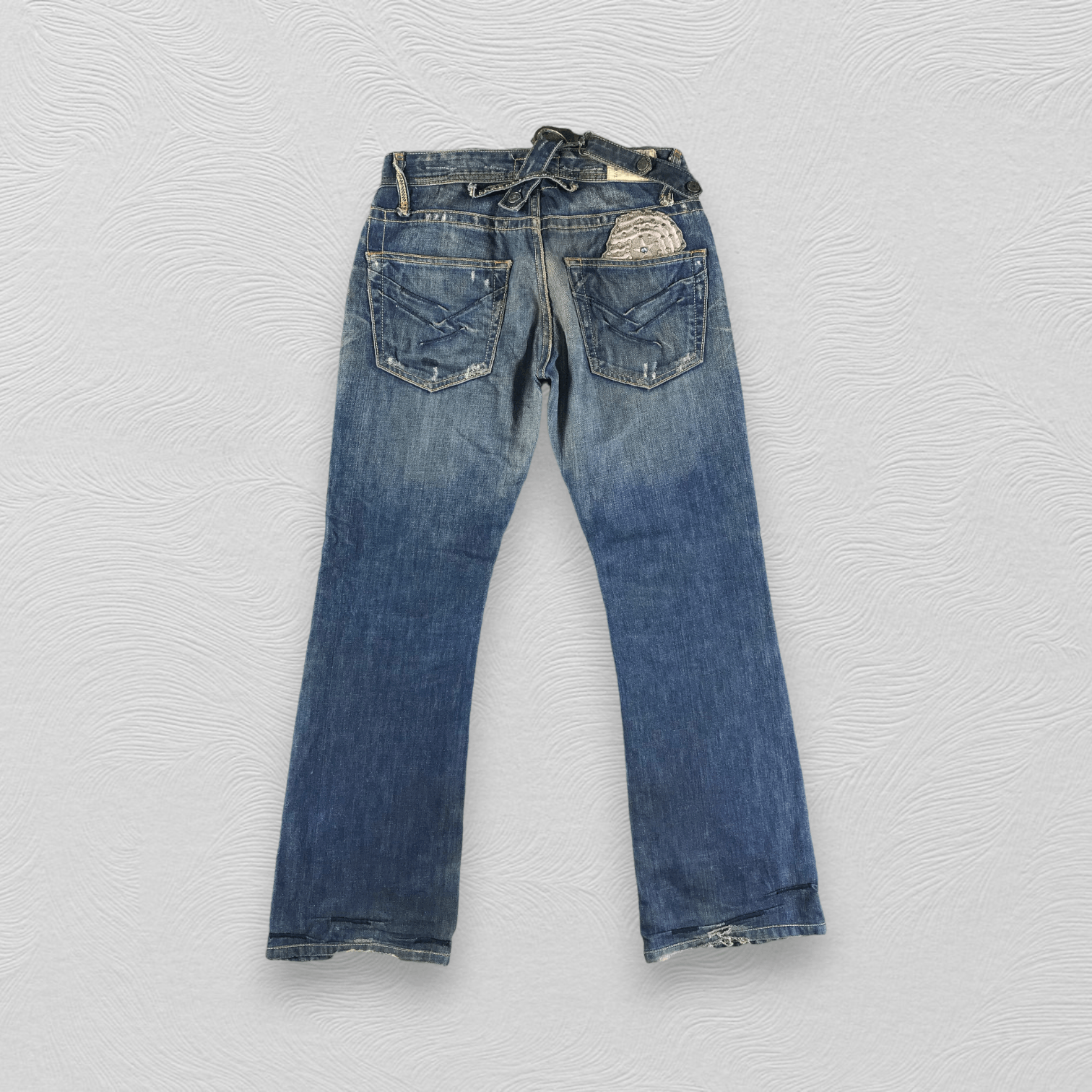 Jimmy Taverniti Jimmy Taverniti Jeans Distressed Denim KJ2453 Size US 30 / EU 46 - 2 Thumbnail