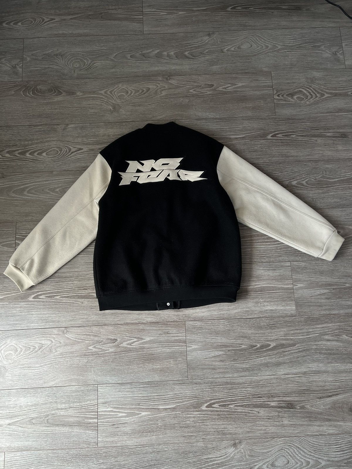 Designer × H&M × No Fear ‼️Teddy Fleece No Fear x H&M Big Logo Avant garde Bomber ‼️ Size US M / EU 48-50 / 2 - 2 Thumbnail