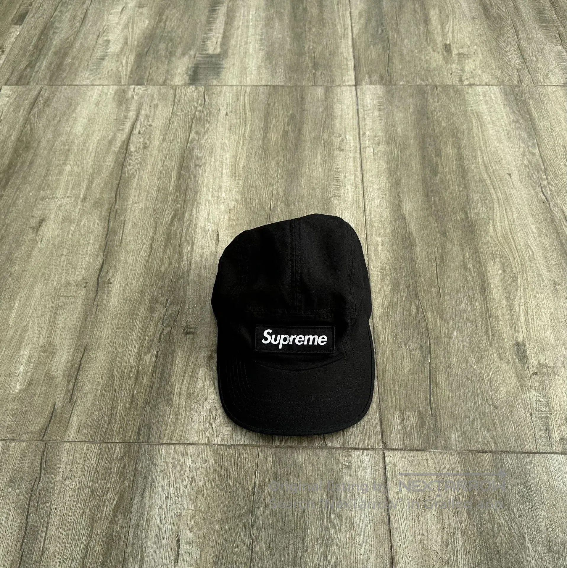 Supreme Supreme Military Black Camp Cap SUPNY-20 | Grailed