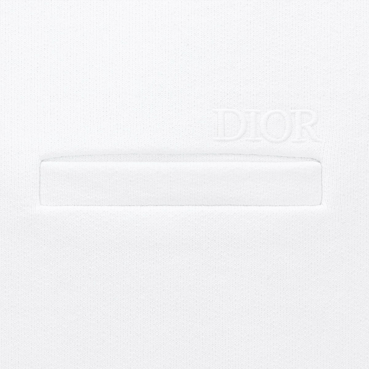 Dior o1bcso1str1224 Relaxed-Fit Sweatshirt in White Size US XL / EU 56 / 4 - 3 Thumbnail