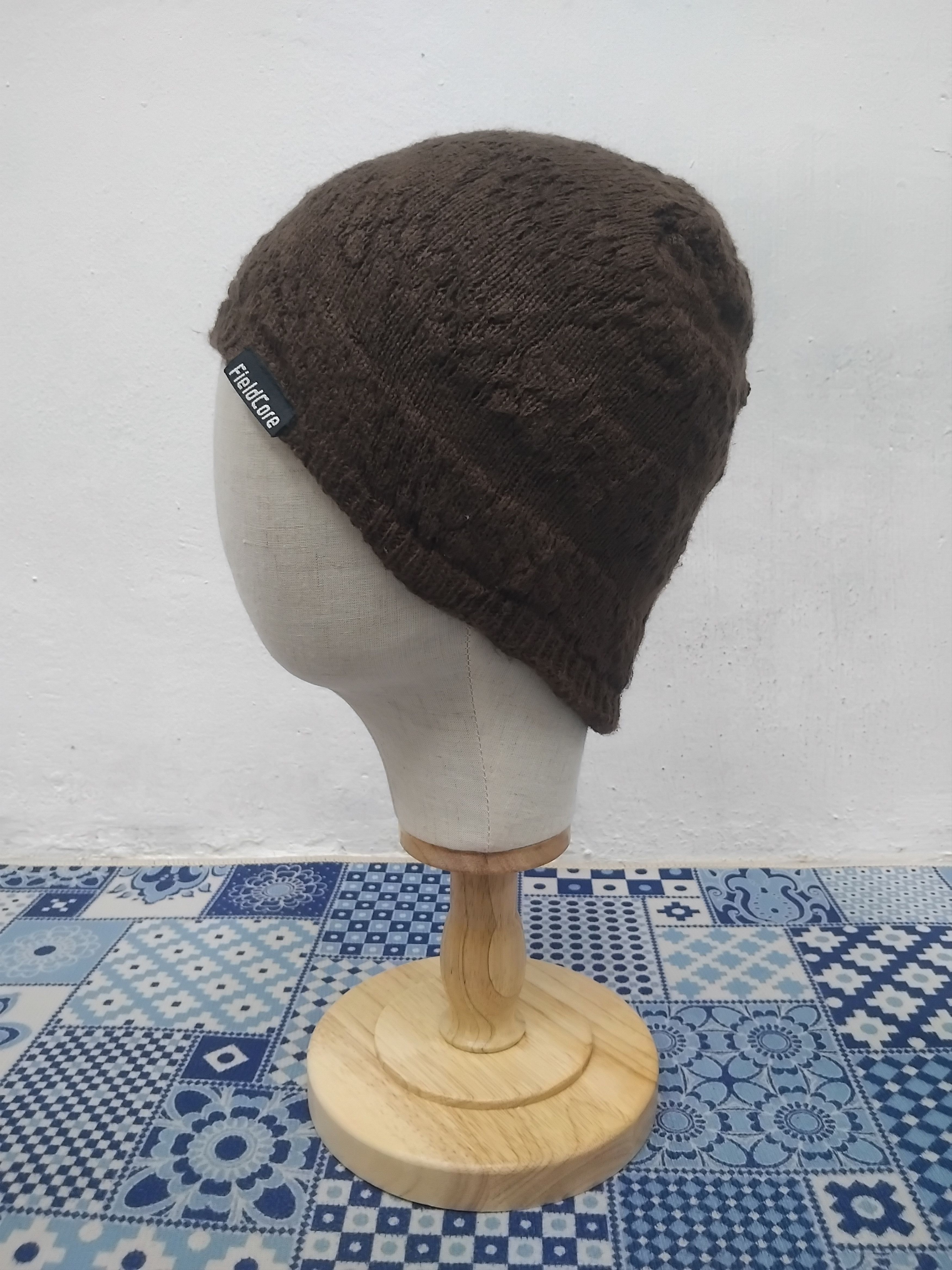 Japanese Brand 💥Fieldcore chocolate colour beanie Size ONE SIZE - 6 Thumbnail