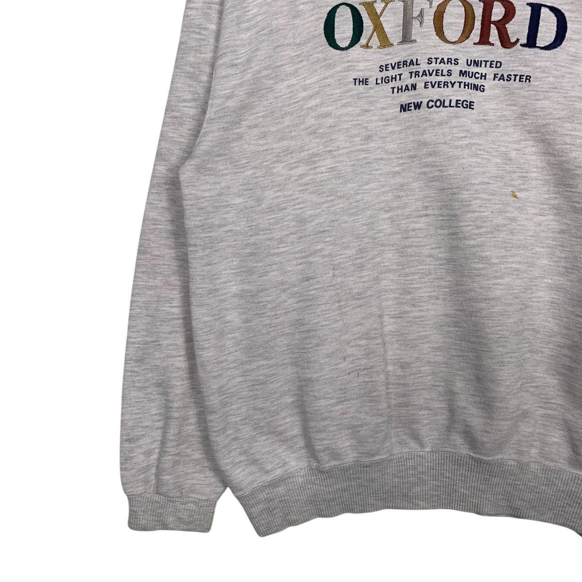 Vintage Vintage New Collège Oxford Crewneck Sweatshirt Size US M / EU 48-50 / 2 - 3 Thumbnail