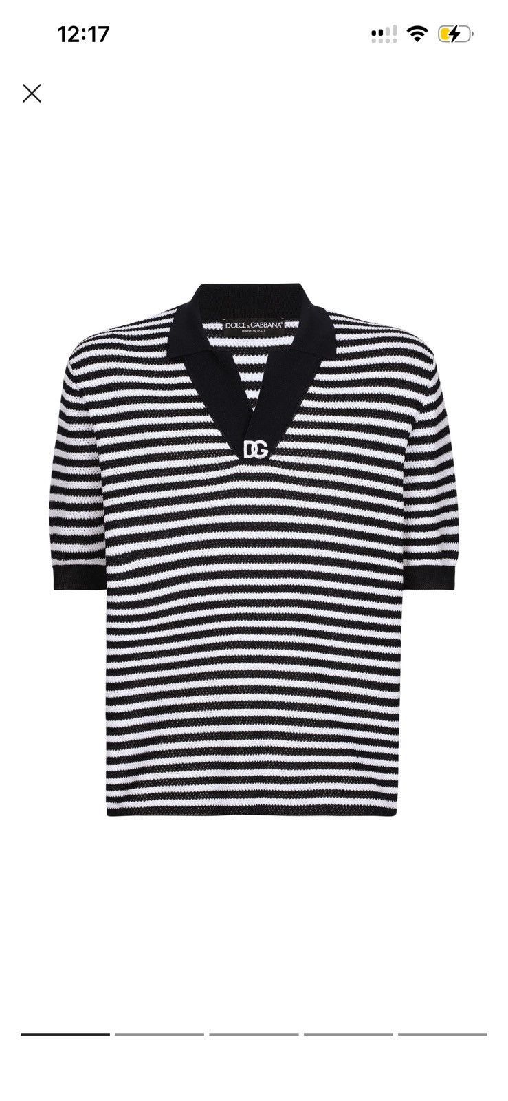 Dolce & Gabbana Dolce & Gabbana stripe-patterned polo shirt Size US L / EU 52-54 / 3 - 1 Thumbnail