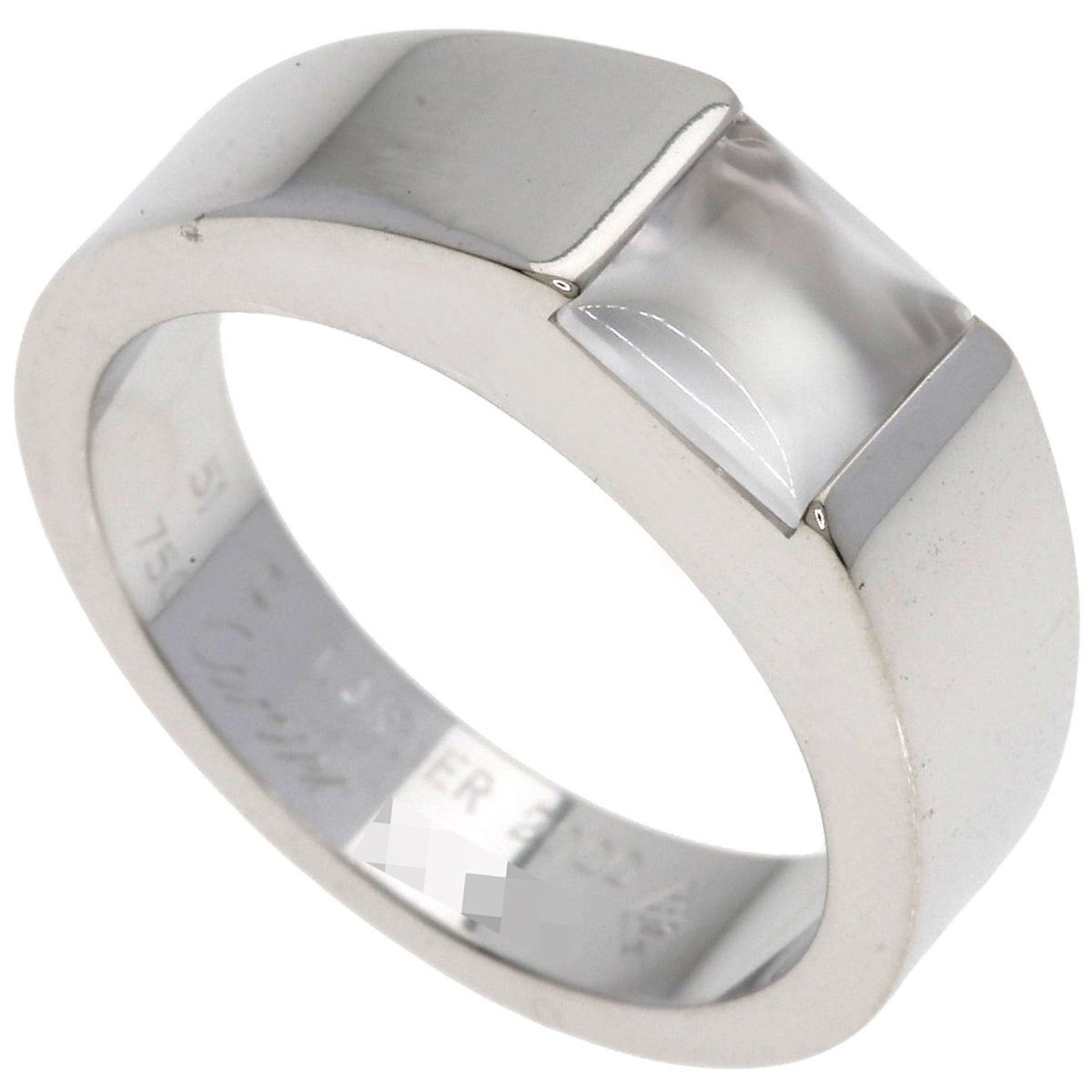 Cartier Cartier Tank Moonstone Ring #51, 18K White Gold, Women's. Size ONE SIZE - 1 Thumbnail