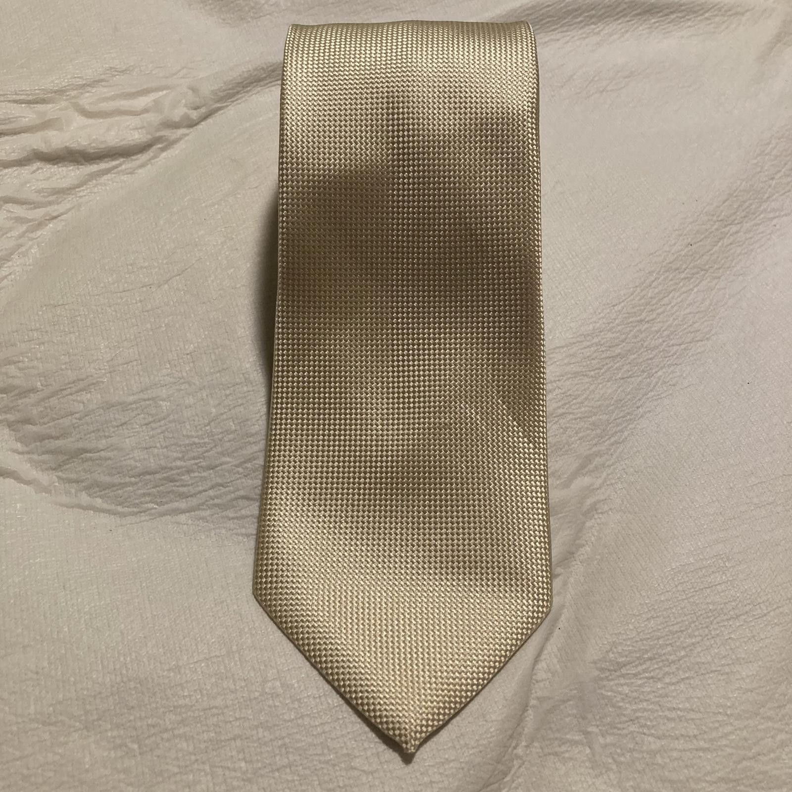 Perry Ellis NWOT Perry Ellis Portfolio Beige Tie Size ONE SIZE - 1 Thumbnail