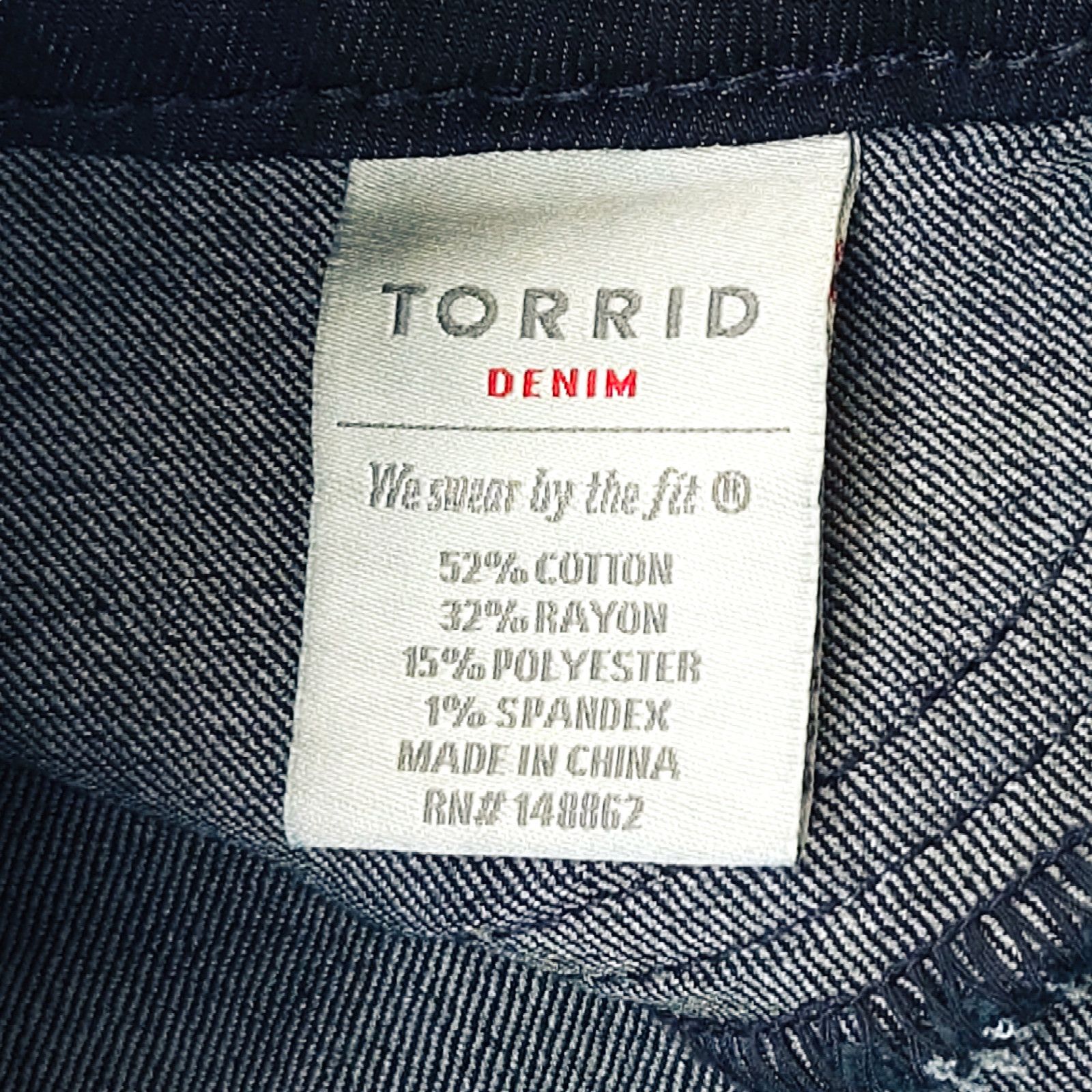 Other NWT Torrid High Rise Skinny Jeans Jeggings Sz. 10T [32]x31 Size 32" / US 10 / IT 46 - 5 Thumbnail