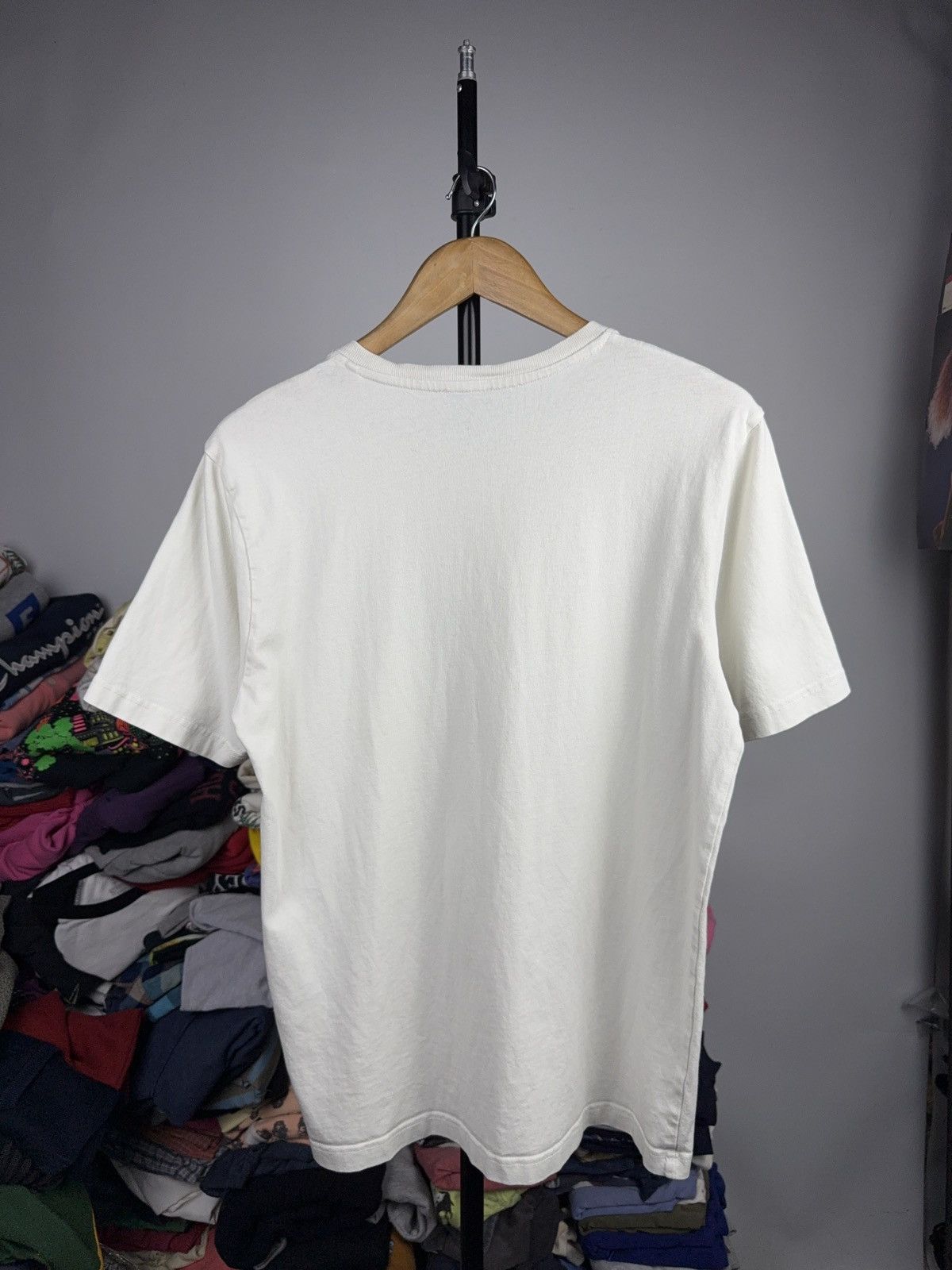 Diesel Luxury Diesel DSL Logo Patch White Tee Vintage Style Size US L / EU 52-54 / 3 - 9 Thumbnail