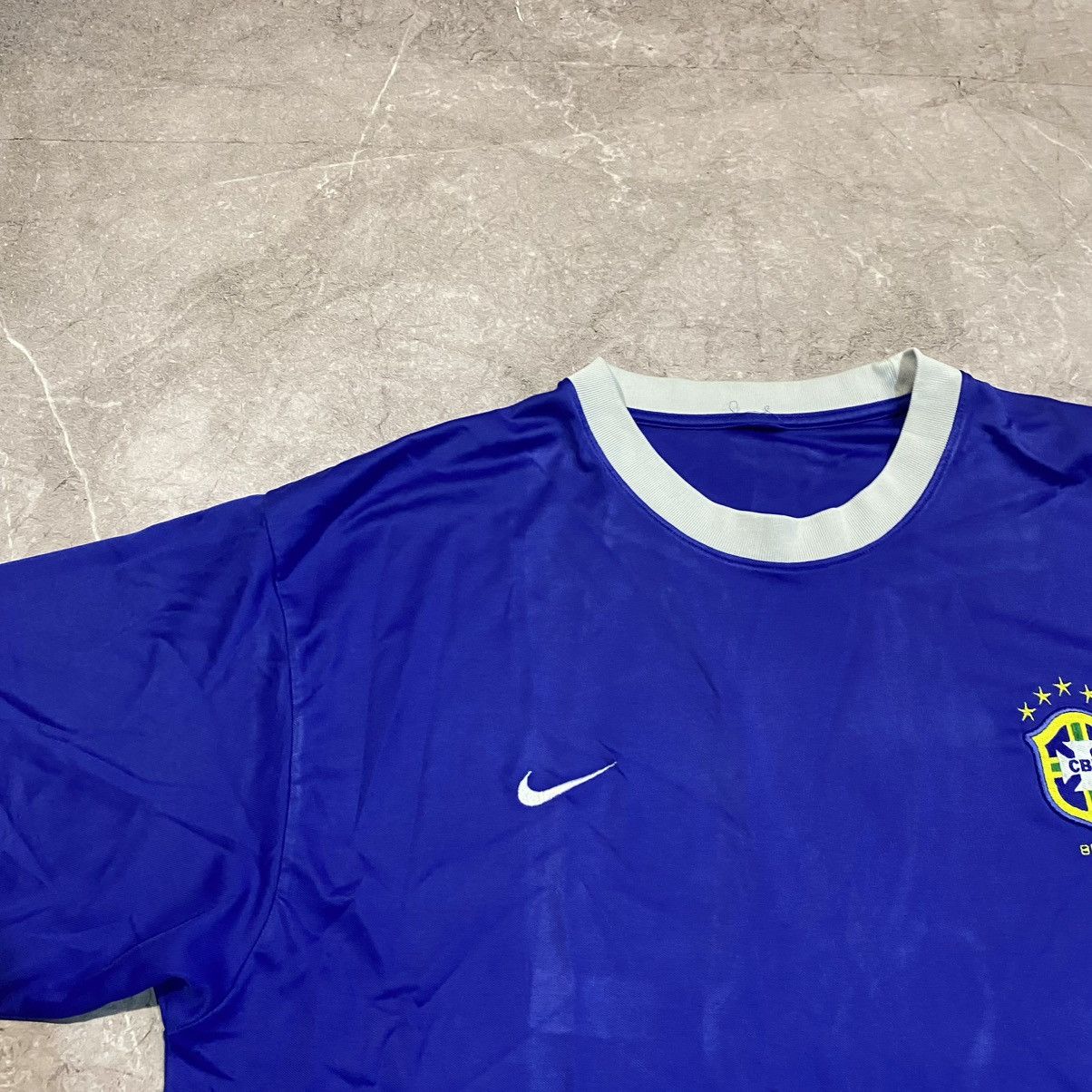 Vintage VINTAGE NIKE BRAZIL TEE SOCCER JERSEY NATIONAL 00s Size US XL / EU 56 / 4 - 3 Thumbnail