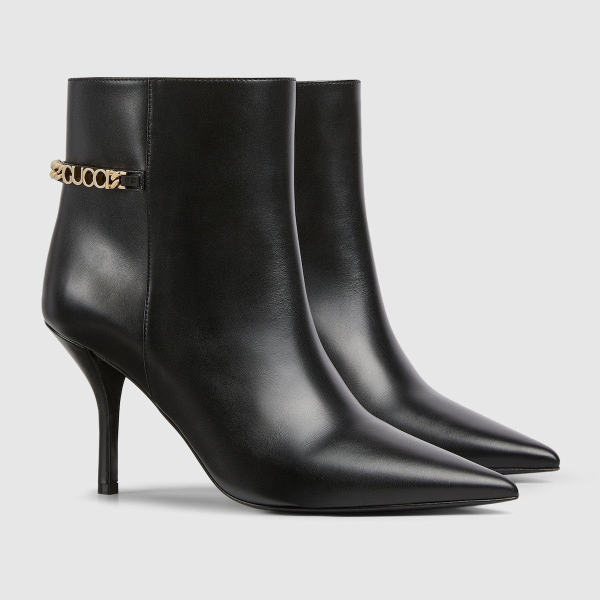 Gucci oc11z1025 Signoria Ankle Boots in Black Size US 7 / IT 37 - 2 Thumbnail