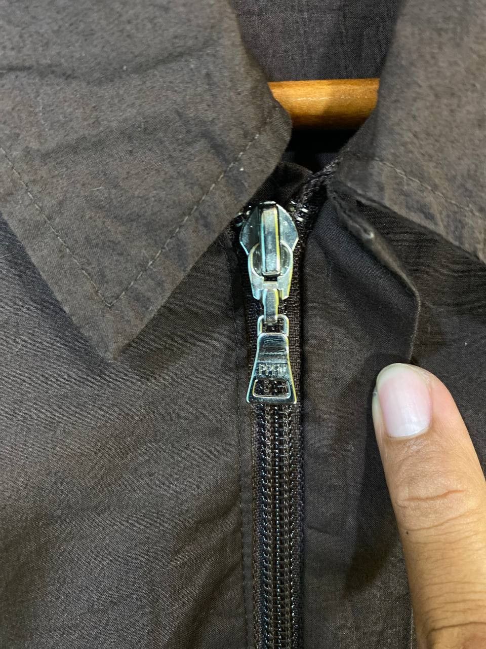 vintage ppfm light zipper jacket nice design