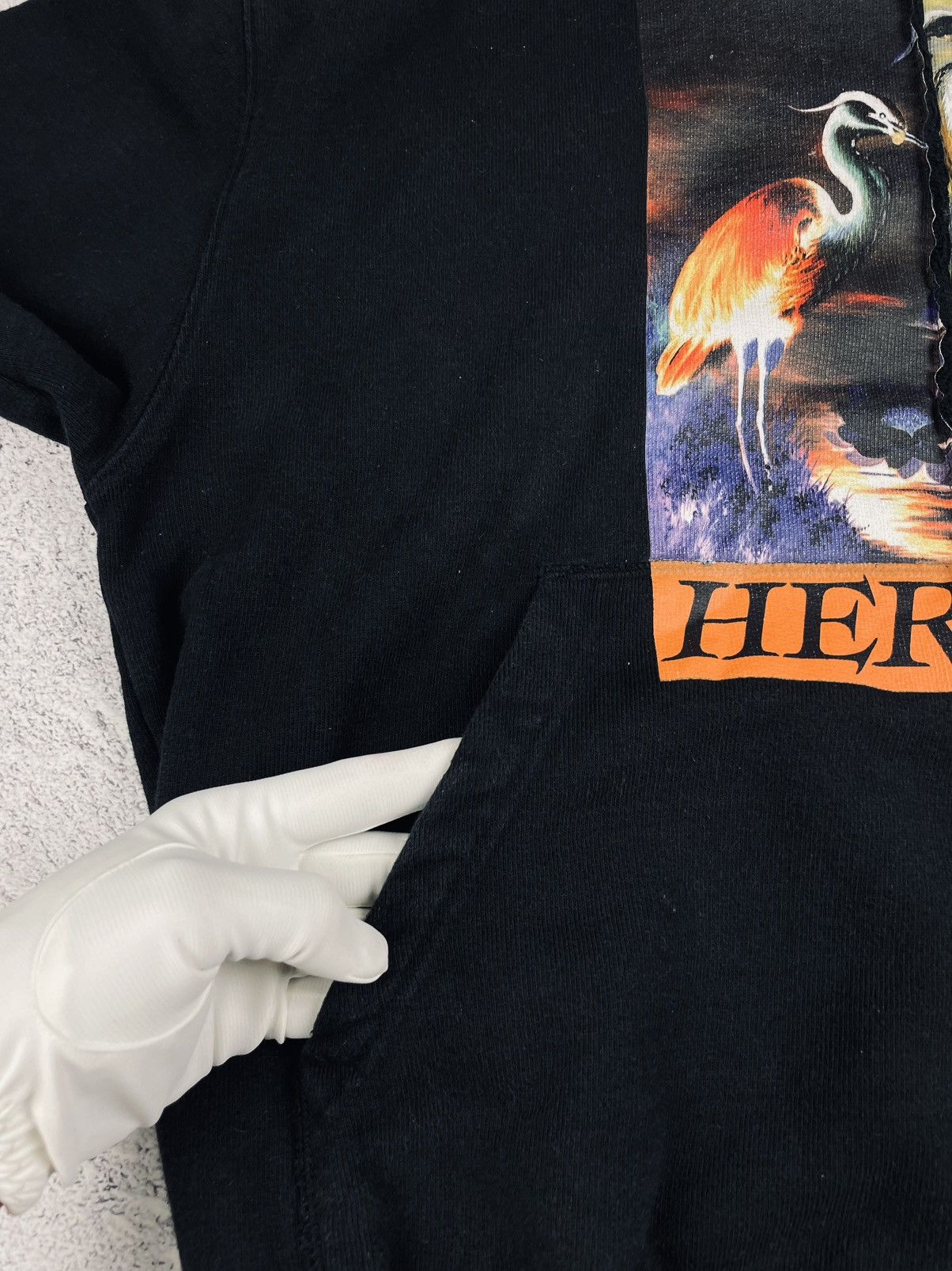 Heron Preston Rare! HERON PRESTON Split Herons Graphic Hoodie Black Size S Size US S / EU 44-46 / 1 - 8 Thumbnail