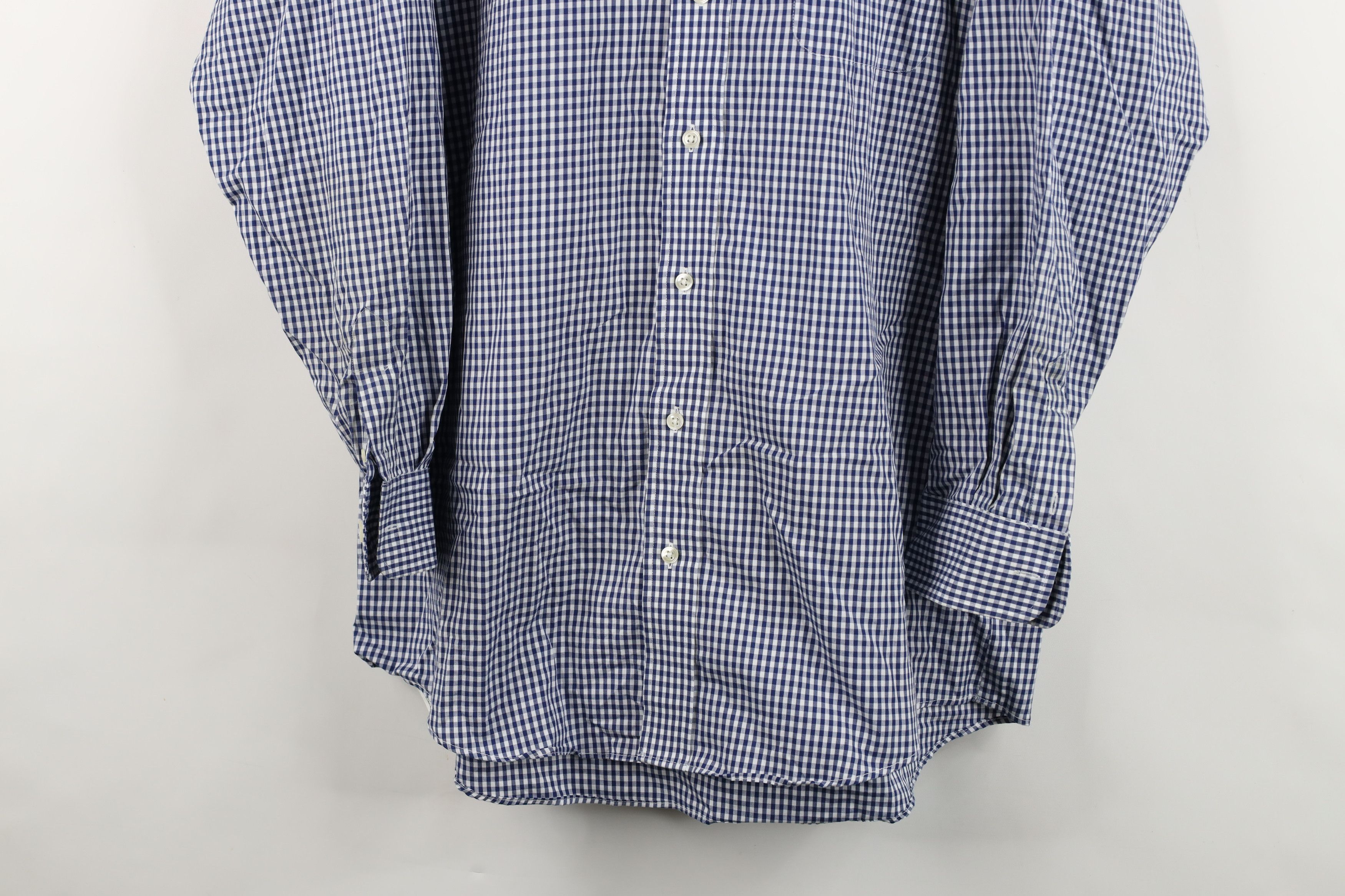 Allen Edmonds Allen Edmonds Single Needle Tailored Button Down Shirt Plaid Size US L / EU 52-54 / 3 - 3 Thumbnail