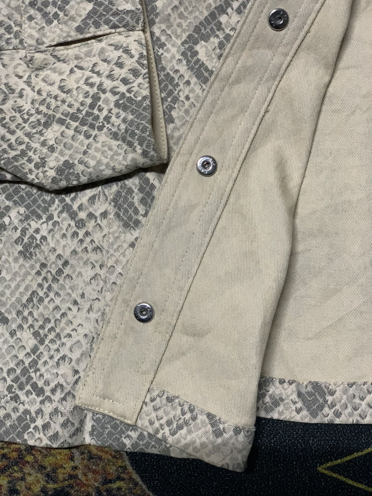 If Six Was Nine × Japanese Brand × Yasuyuki Ishii 💥ARCHIVE💥 Vintage Pola Amian Python Skin Design Snap Button Size US S / EU 44-46 / 1 - 10 Thumbnail