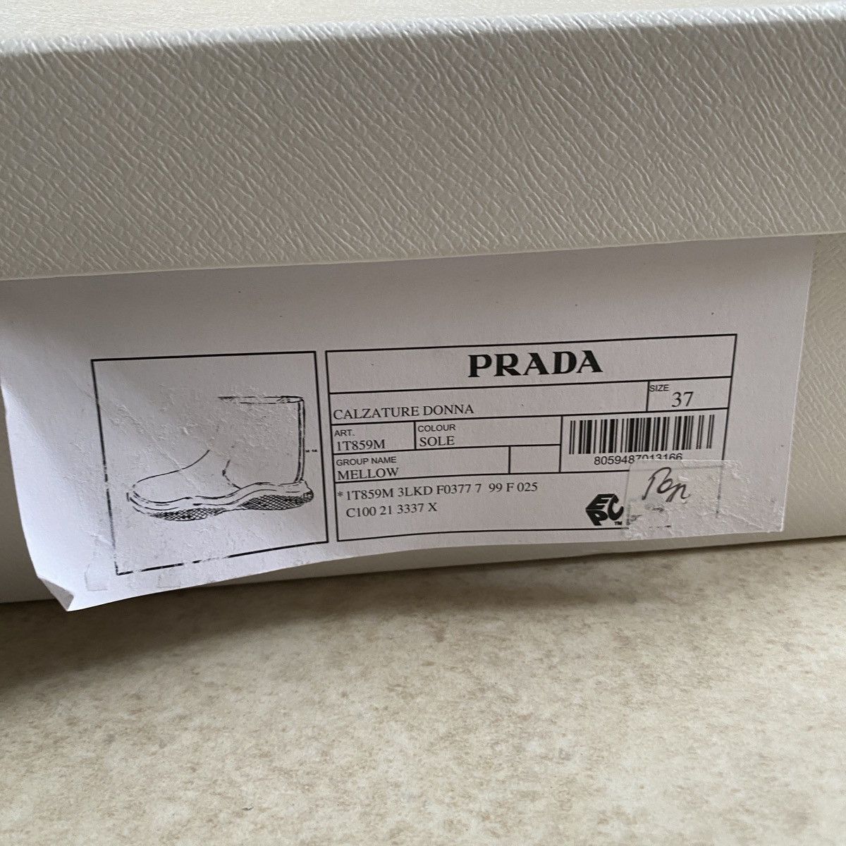 Prada Prada Triangle Logo Rubber Rain Boots Size US 7 / IT 37 - 6 Thumbnail