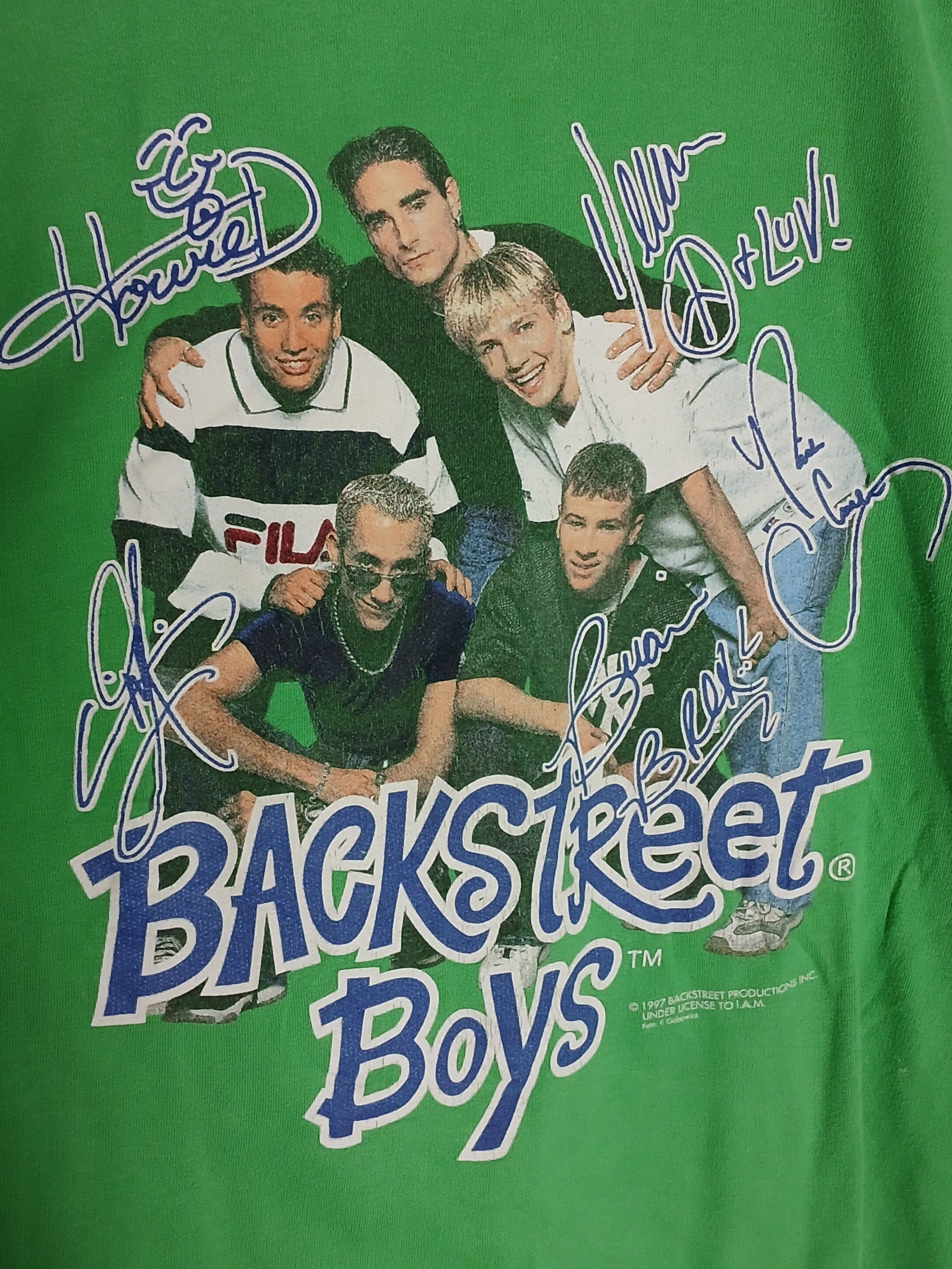 Band Tees × Vintage Vintage 1997 Backstreet Boys Sweatshirt Size US L / EU 52-54 / 3 - 3 Thumbnail