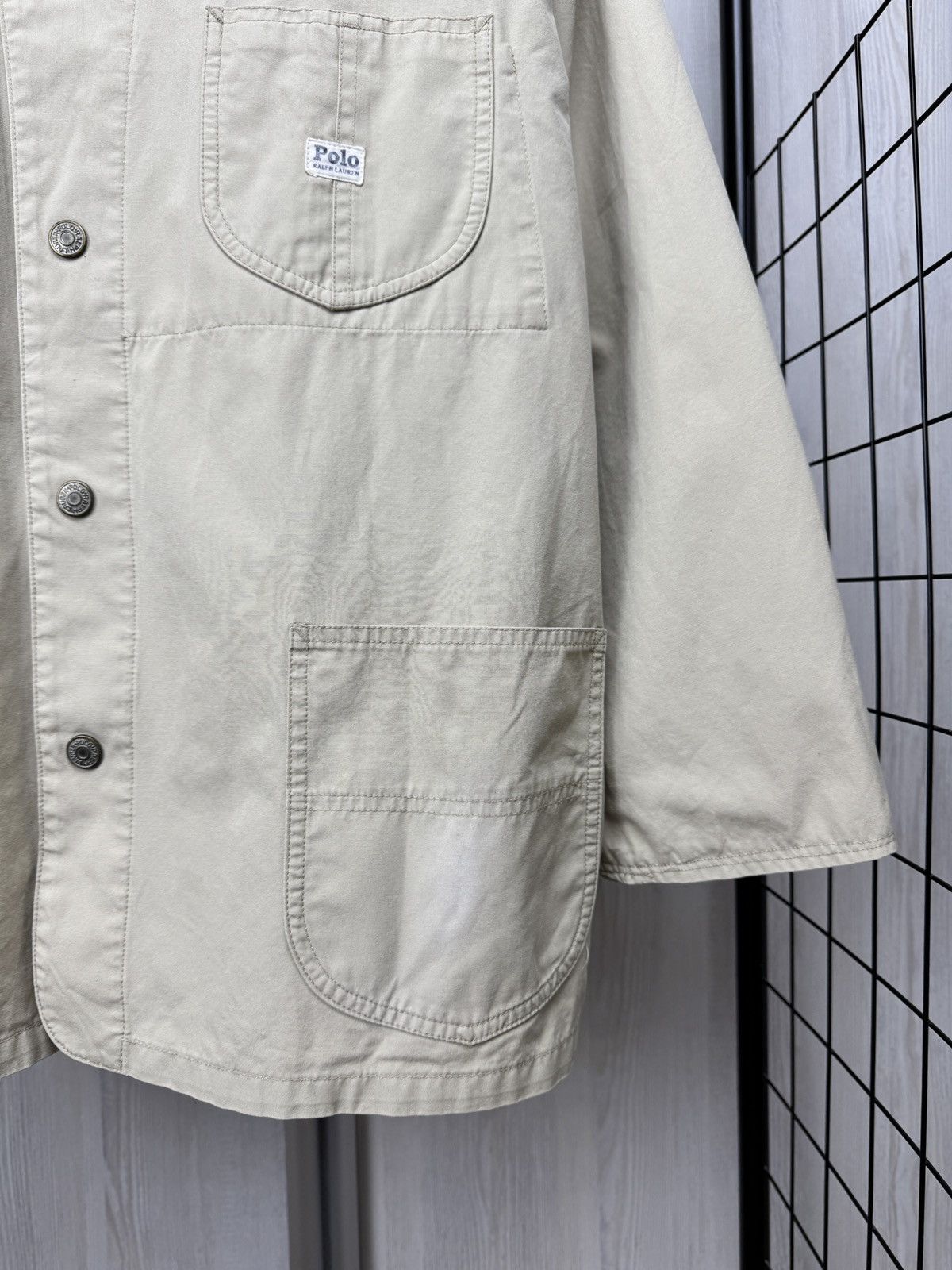 Polo Ralph Lauren Polo Ralph Lauren vintage beige flare sleeves button jacket Size US L / EU 52-54 / 3 - 5 Thumbnail