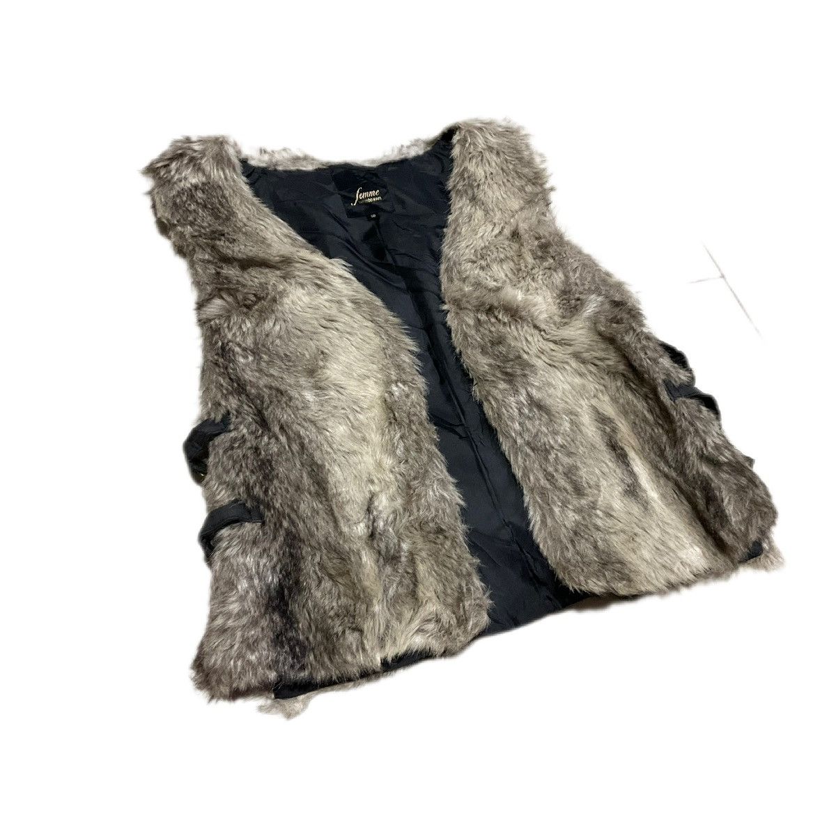 14th Addiction × If Six Was Nine × Tornado Mart 🔥Rare Y2K Archived Tornado Mart Faux Fur Vest Size US M / EU 48-50 / 2 - 3 Thumbnail