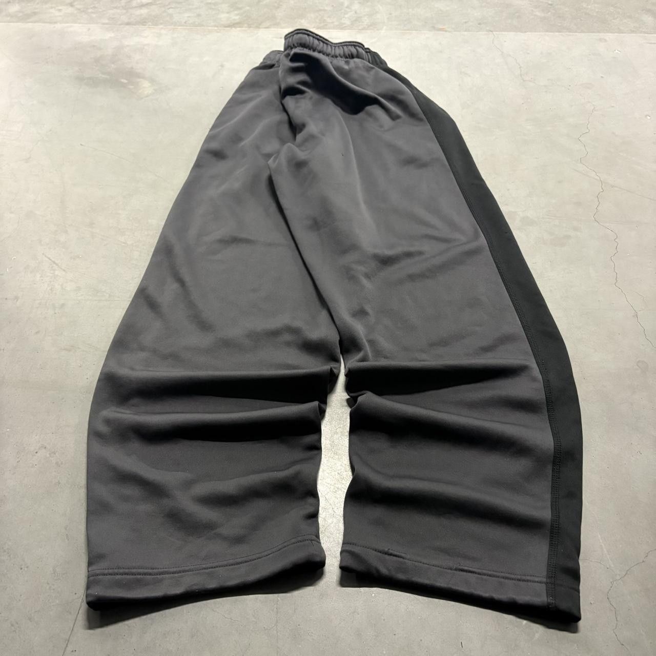 Nike Crazy Vintage Y2K/2000s Baggy Nike Black Striped Swoosh SweatPants! Size US 32 / EU 48 - 6 Thumbnail